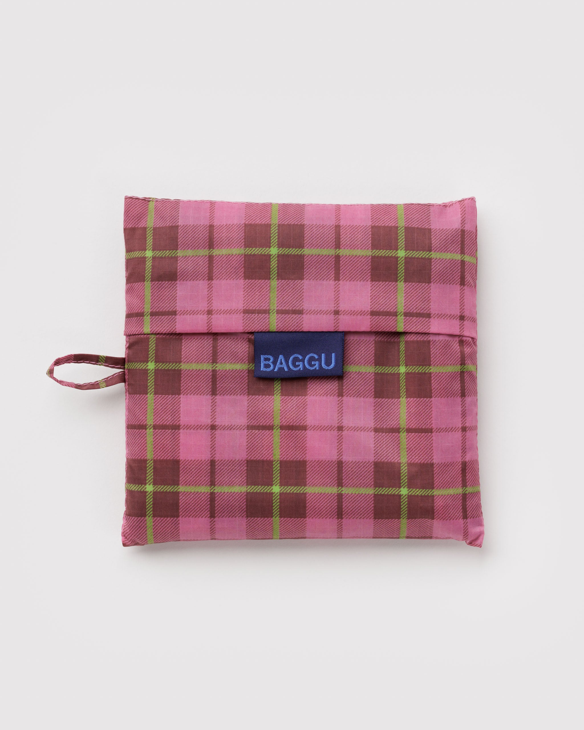 Big Baggu - Azalea Pink Tartan