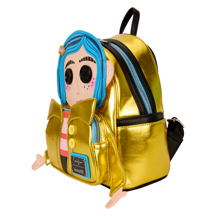 Loungefly Laika Coraline 15th Anniversary Doll Cosplay Mini Backpack