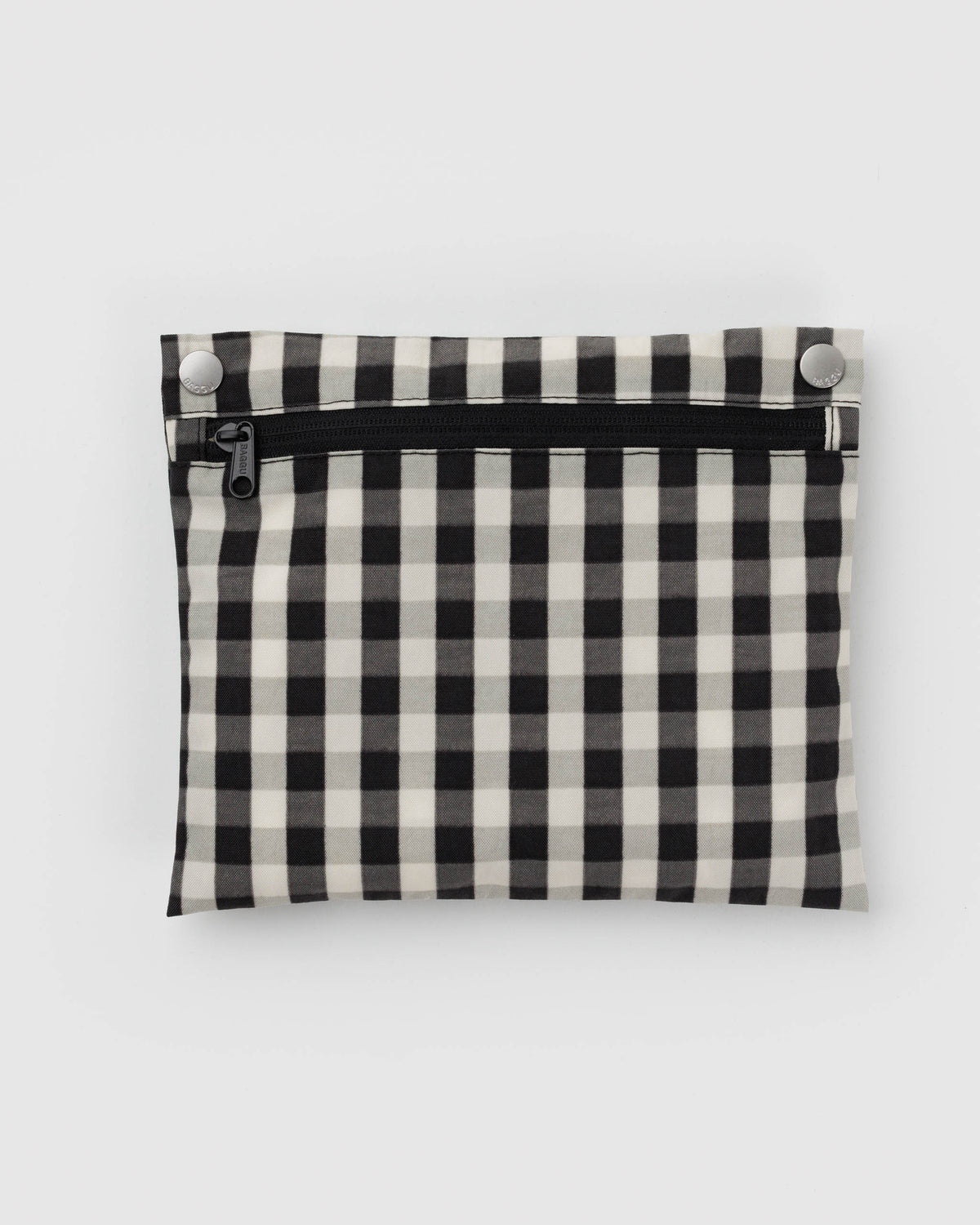 BAGGU Cloud Bag - Black and Cream Gingham