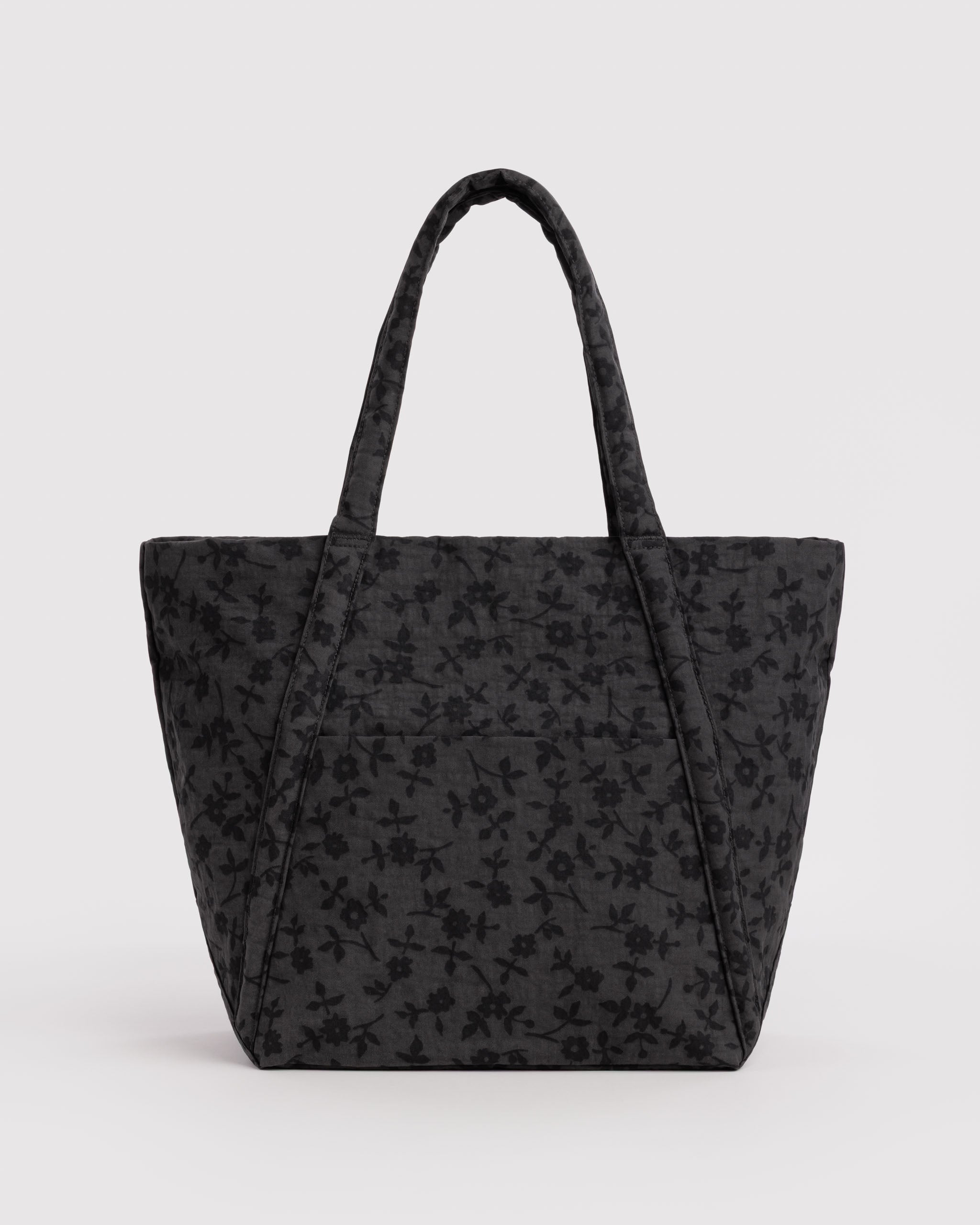 BAGGU Cloud Bag - Charcoal Ditsy Floral