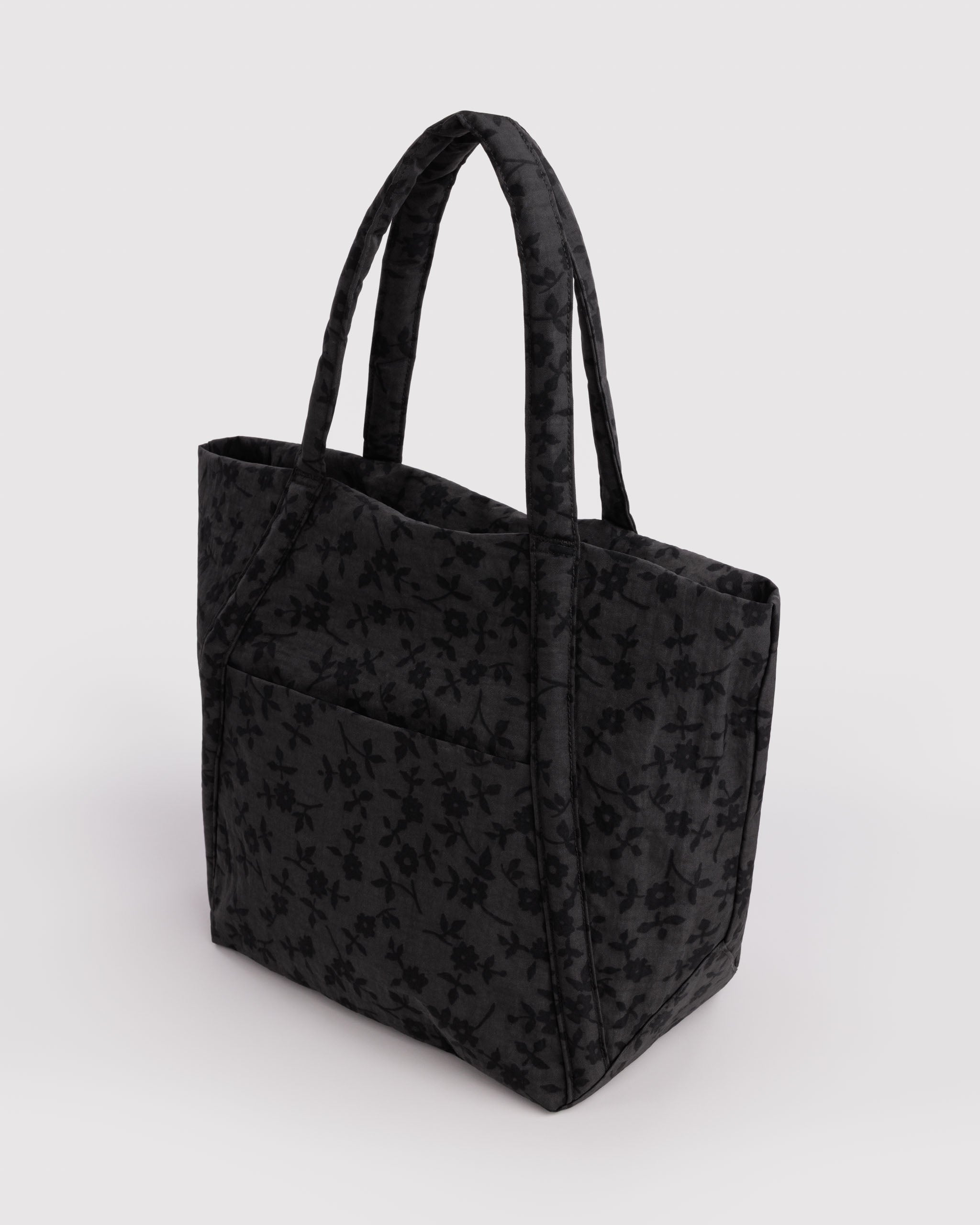 BAGGU Cloud Bag - Charcoal Ditsy Floral