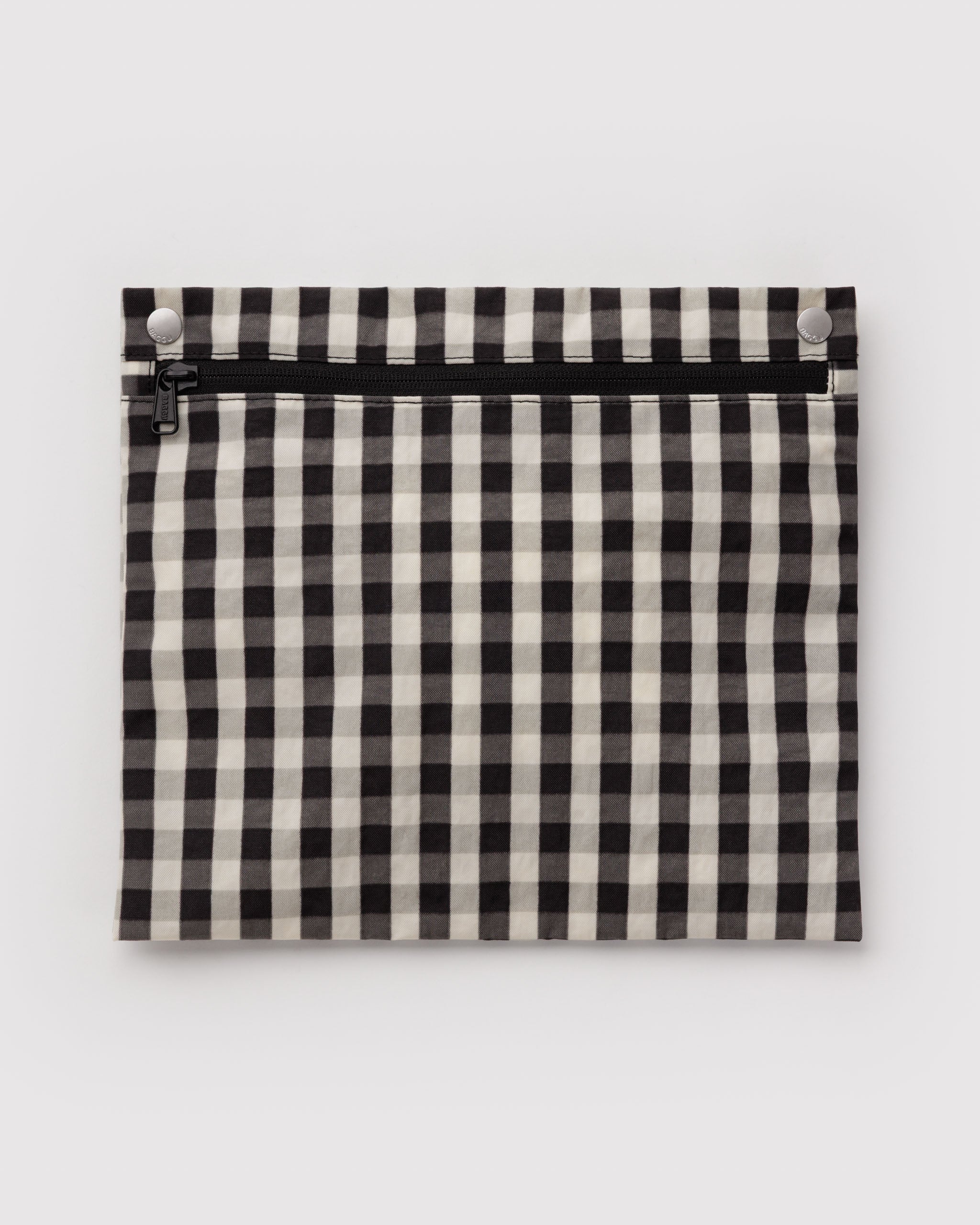 BAGGU Cloud Carry-On - Black and Cream Gingham