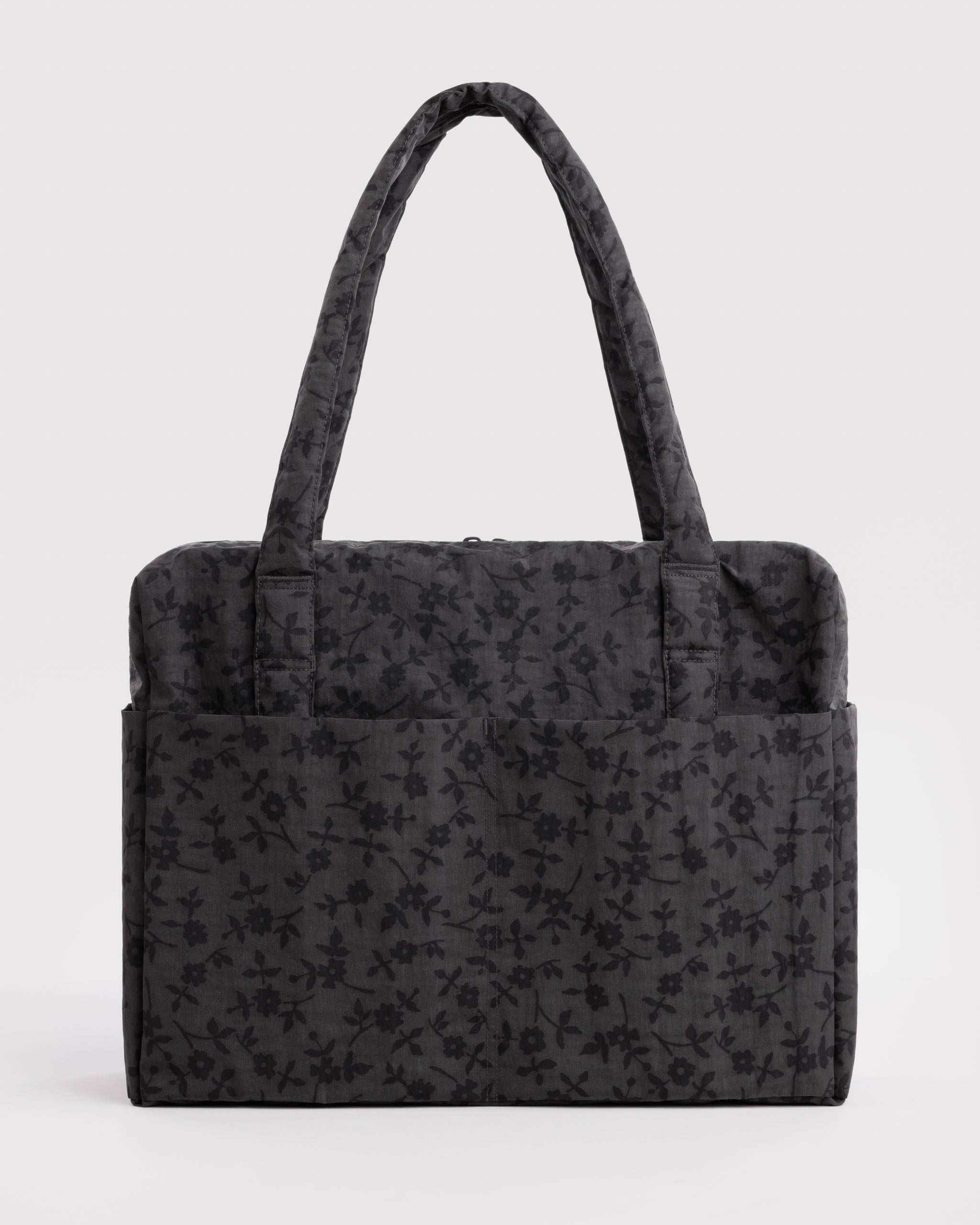 BAGGU Cloud Carry-On - Charcoal Ditsy Floral