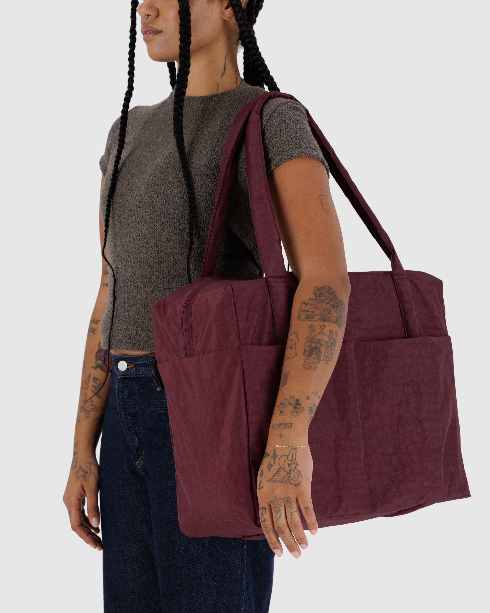BAGGU Cloud Carry-On - Mahogany