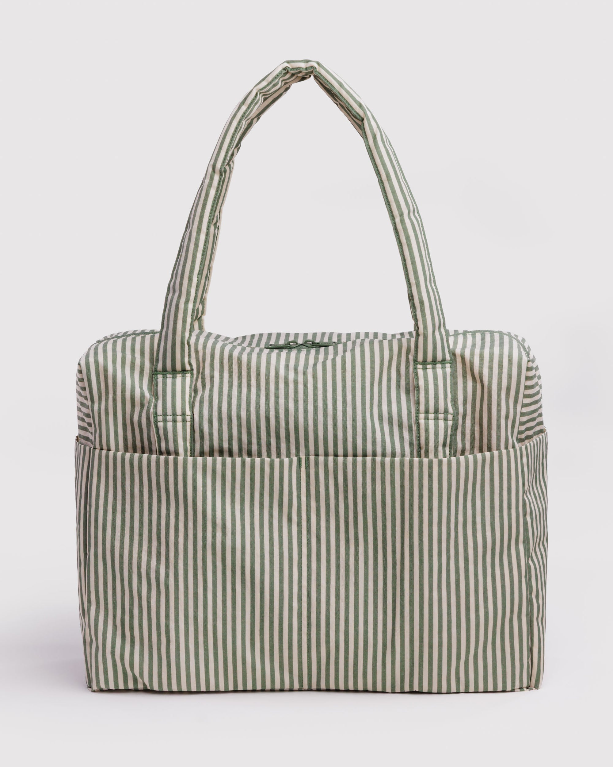 Baggu Cloud Carry-On  - Sage Stripe