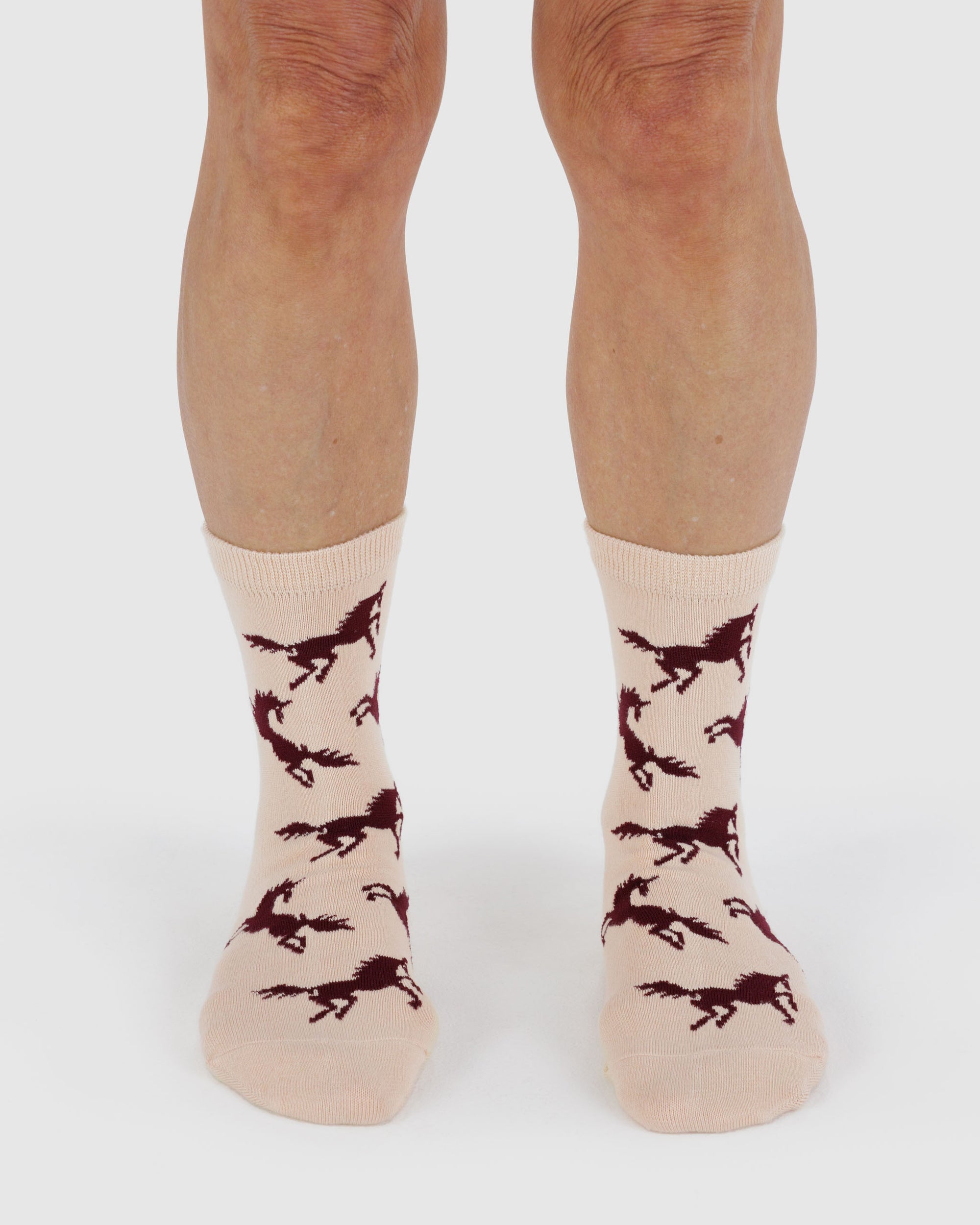 BAGGU Crew Sock - Horses