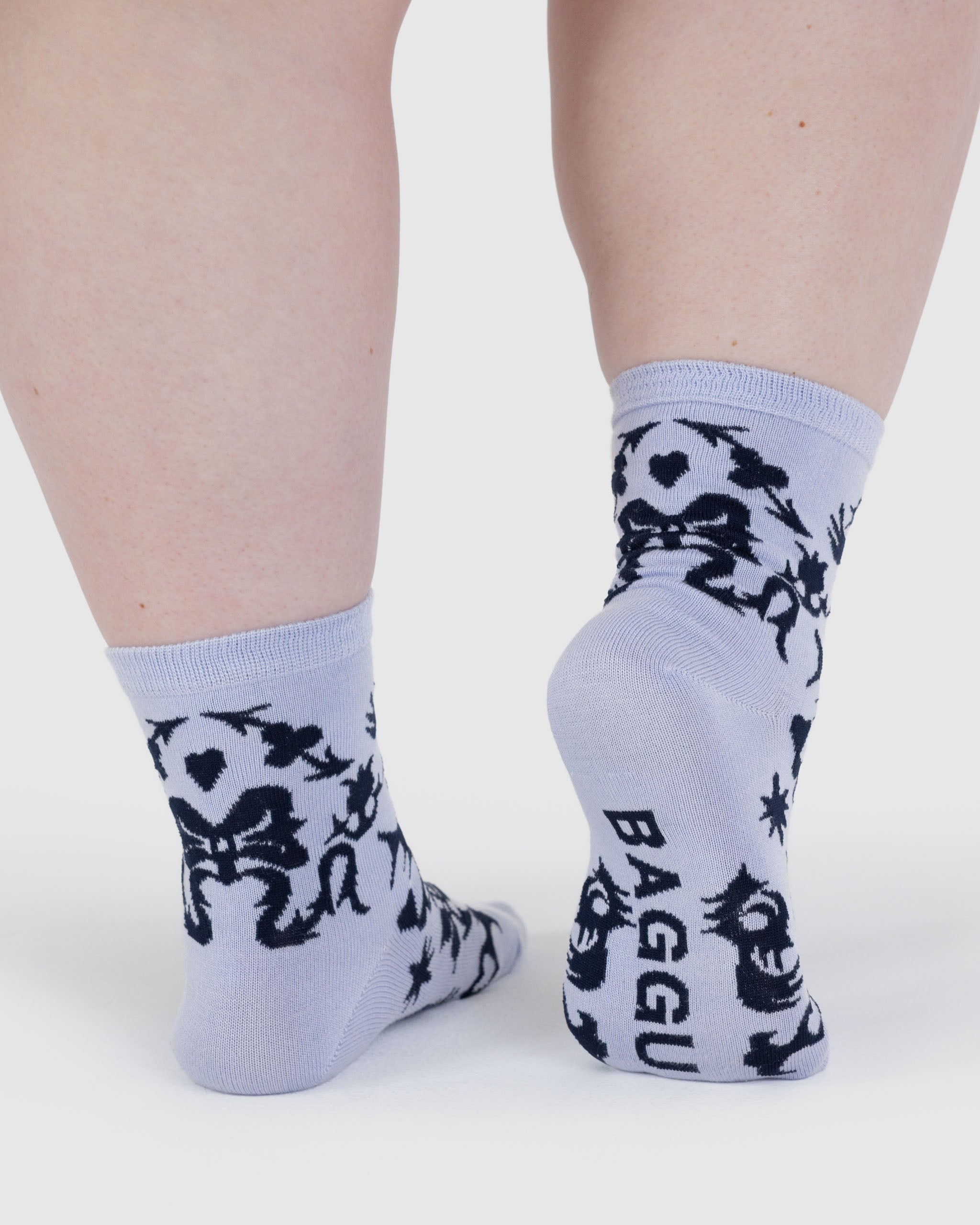 BAGGU Crew Sock - Western Cut-Outs