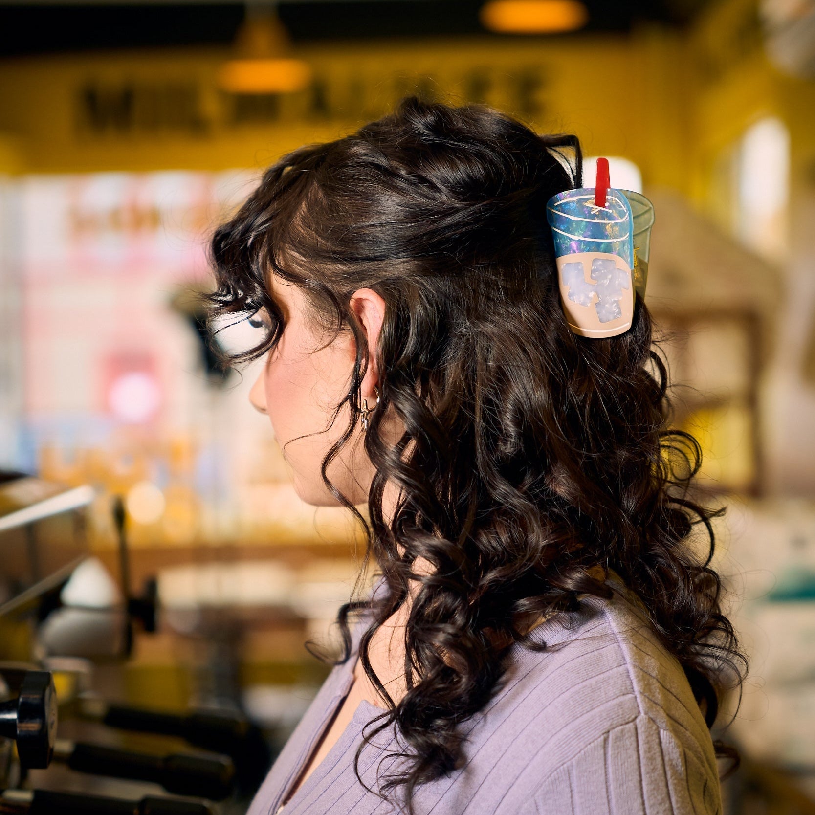 Iced Coffee Hair Claw