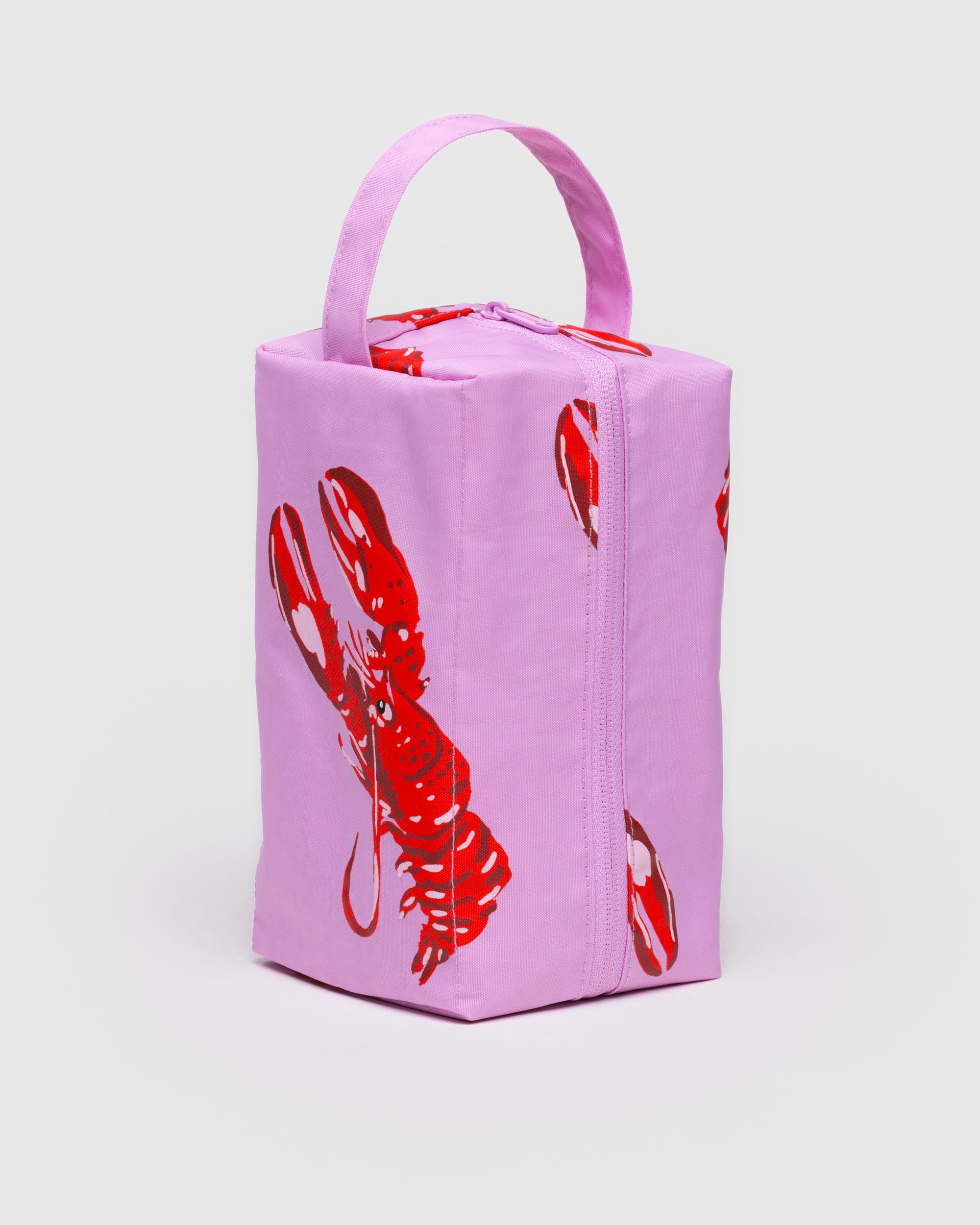 BAGGU Dopp Kit - Pink Lobster