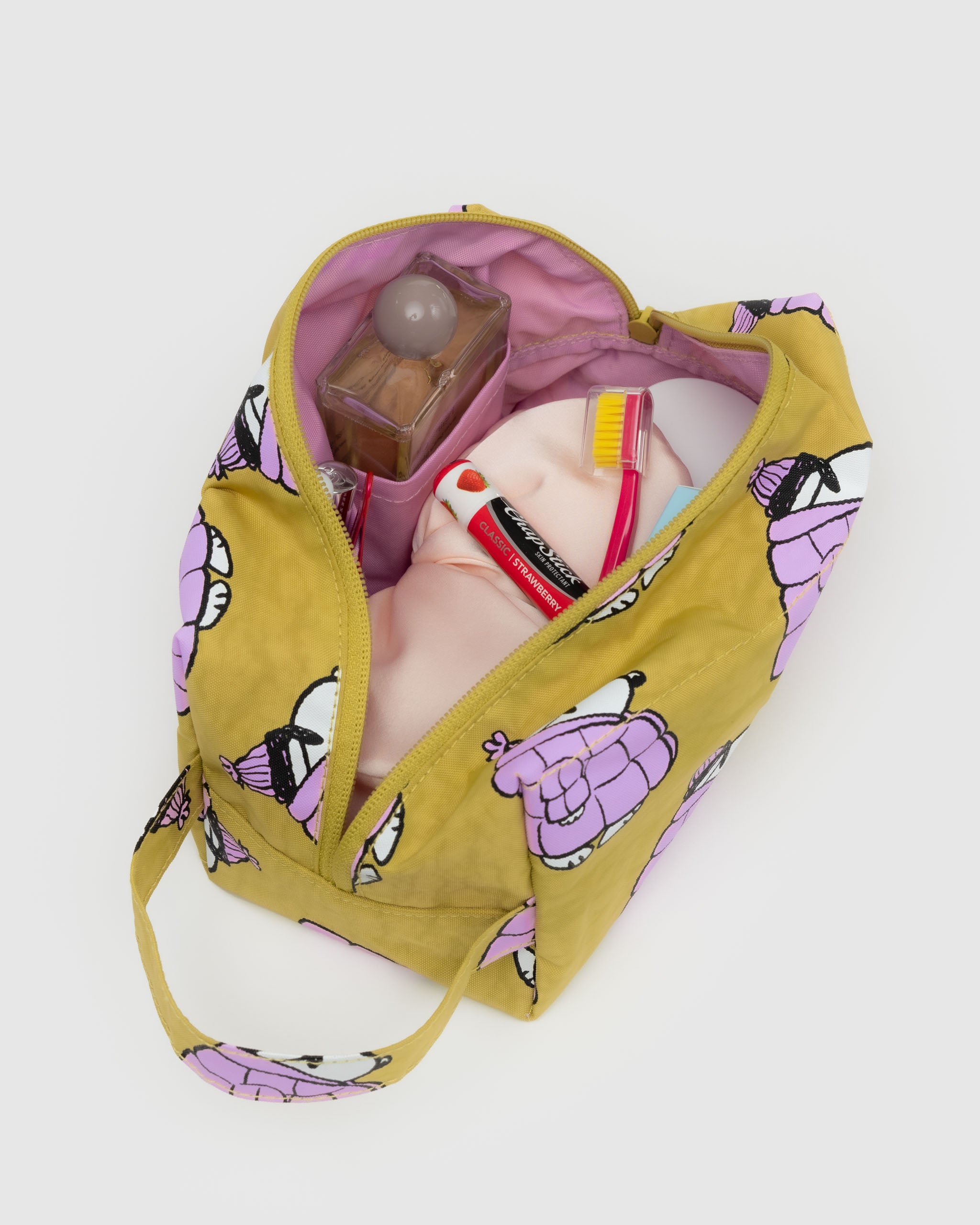 BAGGU Dopp Kit - Puffer Snoopy Pink