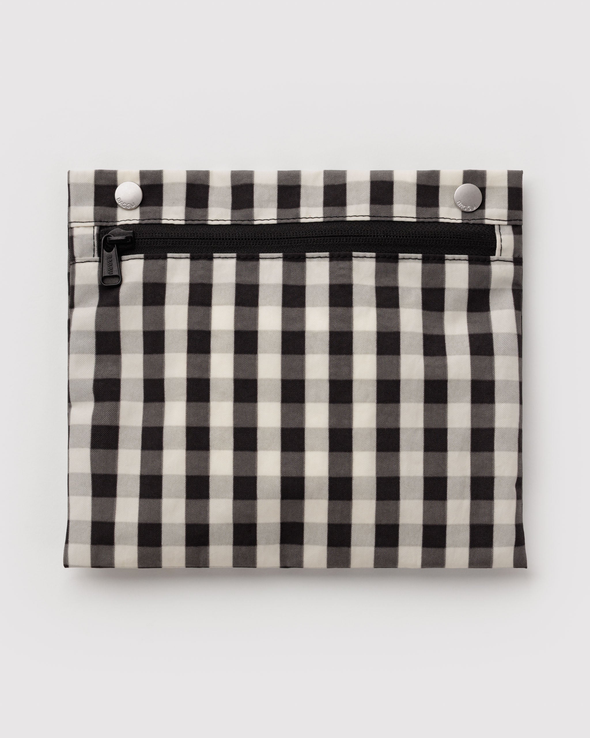 BAGGU Everyday Cloud Bag - Black & Cream Gingham