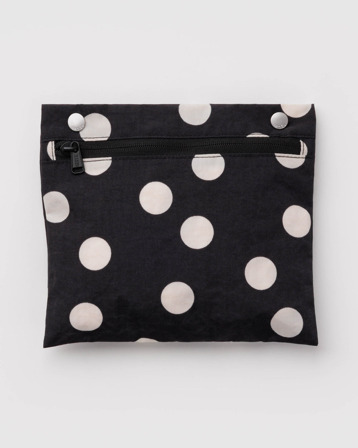BAGGU Everyday Cloud Bag - Black and Cream Polka Dot