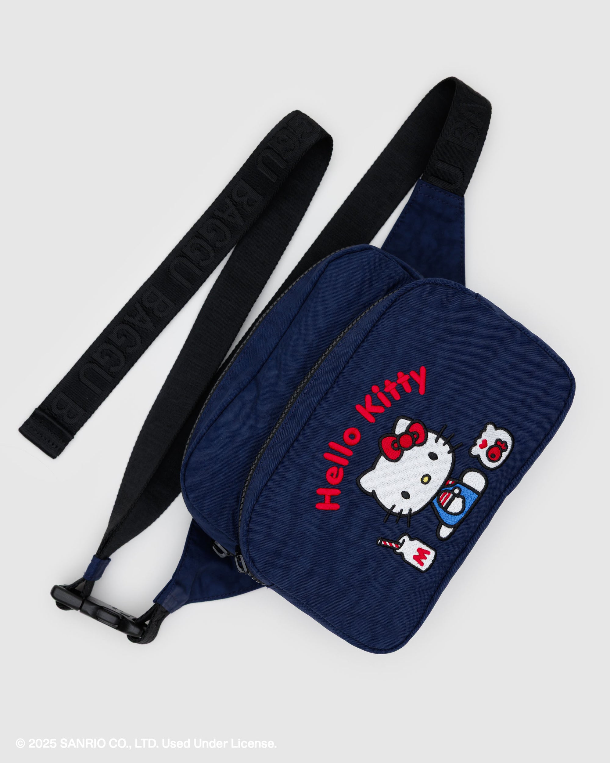 BAGGU Fanny Pack - Embroidered Hello Kitty Milkshake