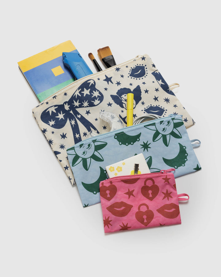 BAGGU Flat Pouch Set - Charms