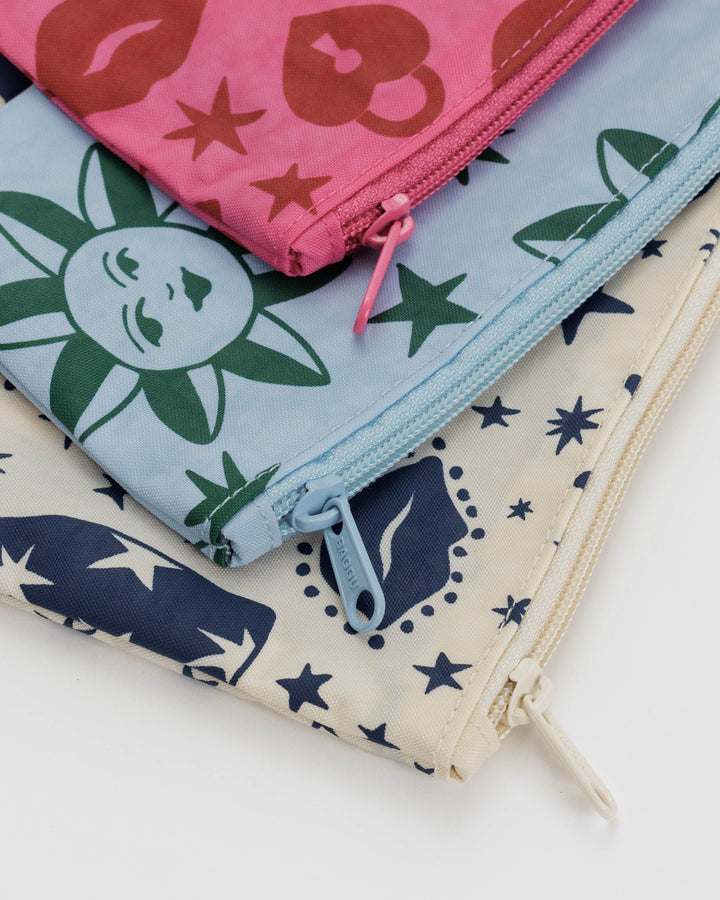 BAGGU Flat Pouch Set - Charms