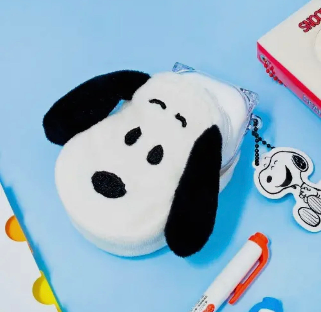 Snoopy Zip Pouch Keychain