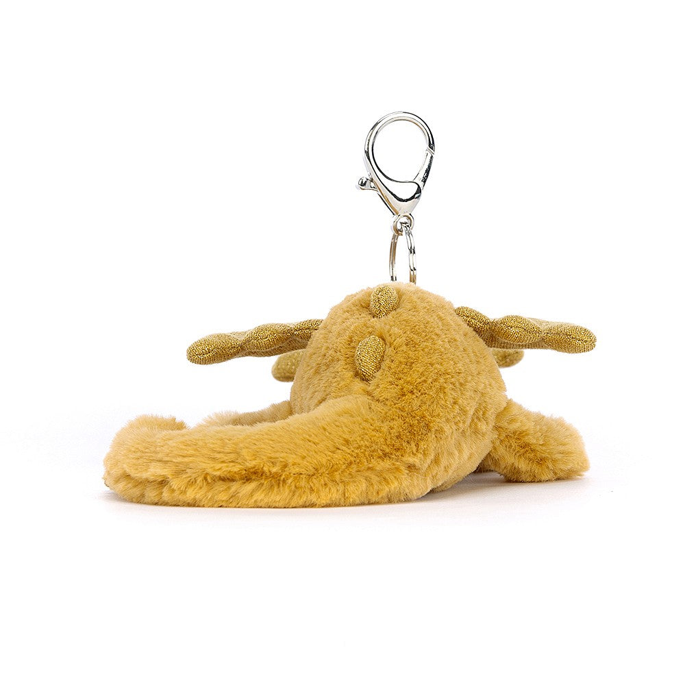 Jellycat Golden Dragon Bag Charm