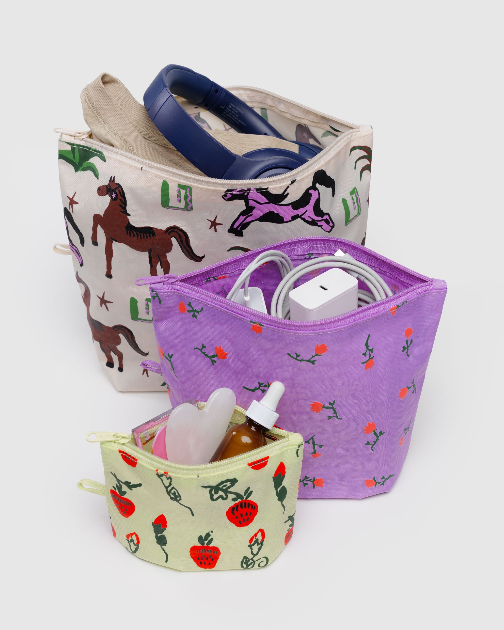 BAGGU Go Pouch Set - Painted Prairie