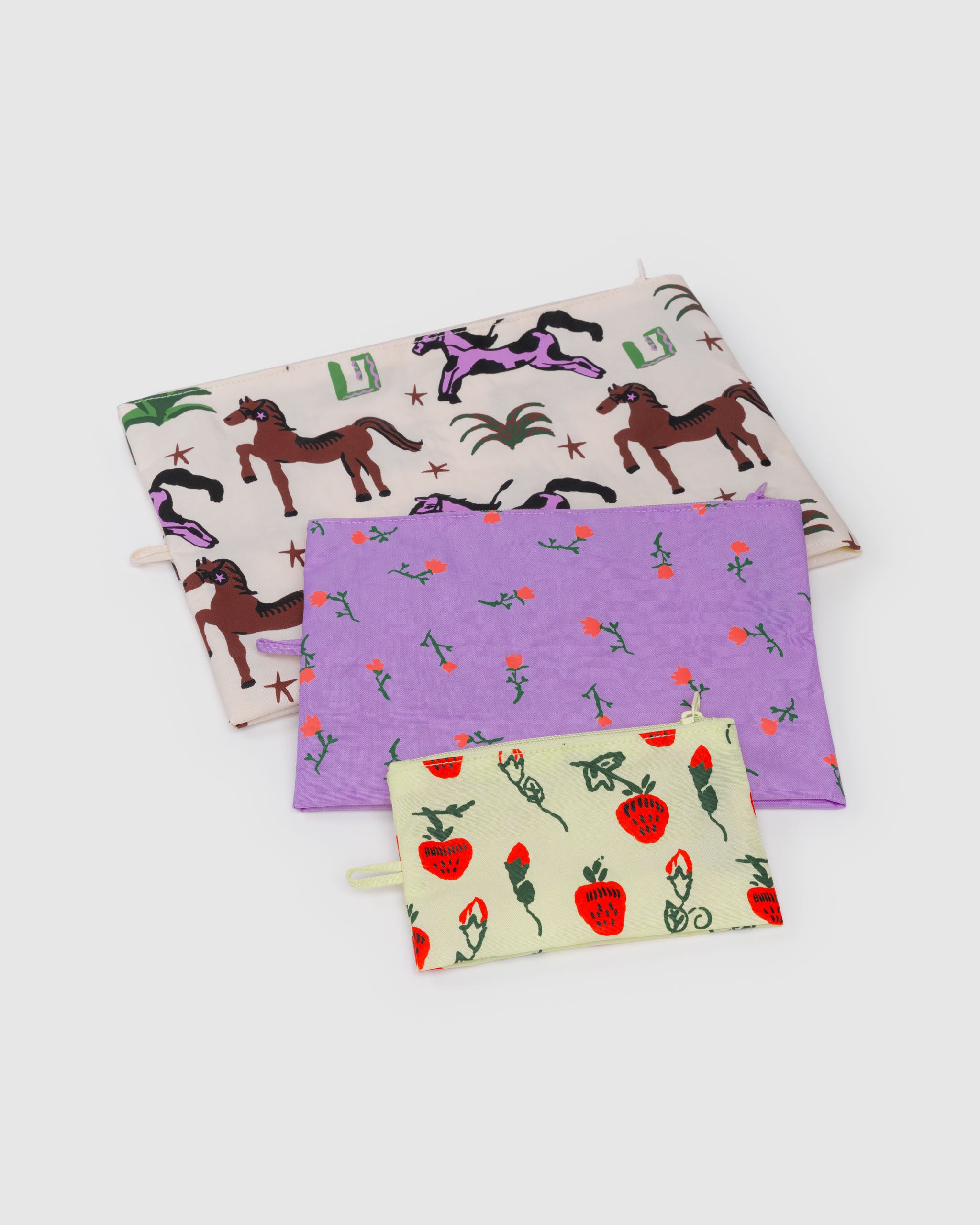 BAGGU Go Pouch Set - Painted Prairie