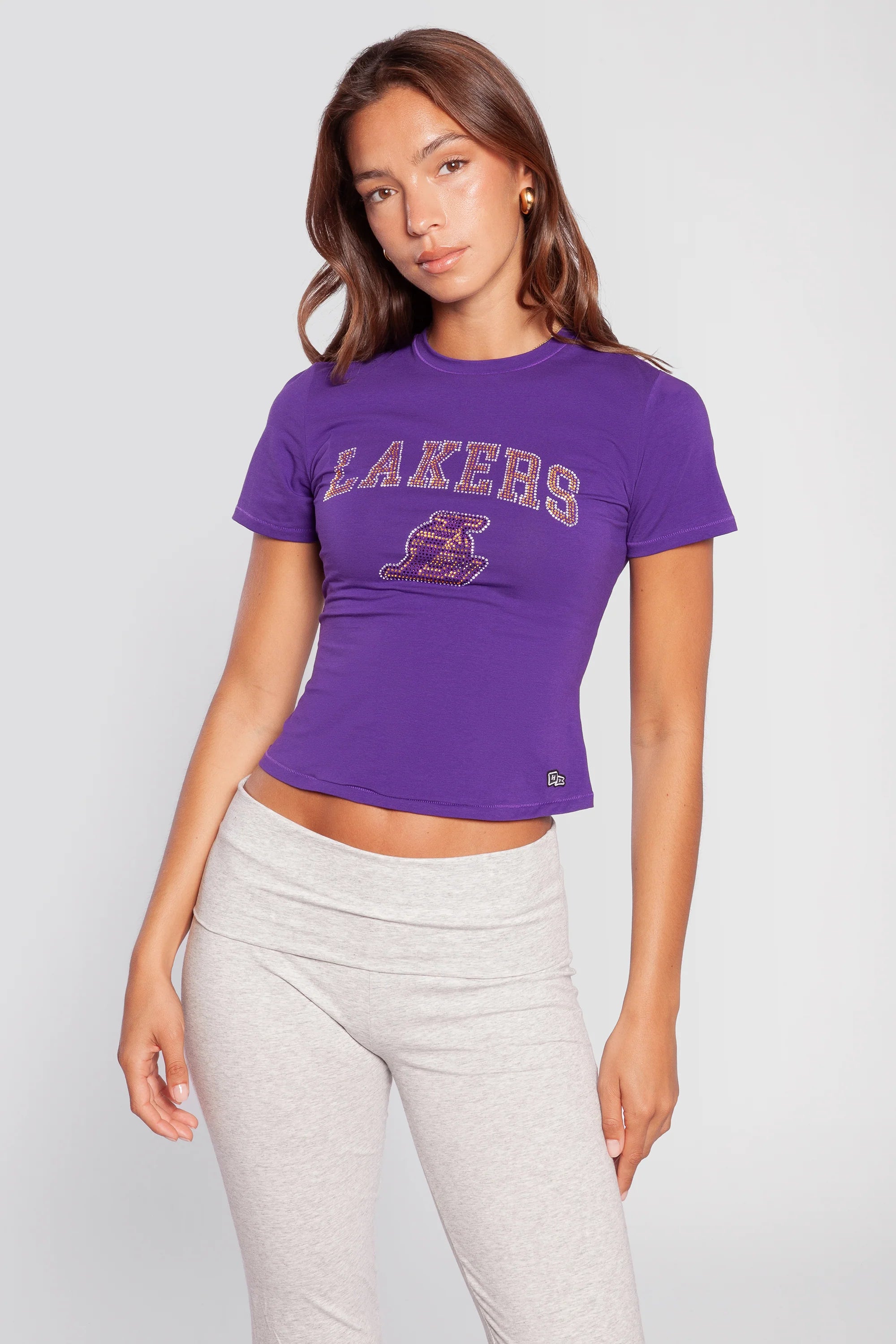 LA Lakers Bedazzled Baby Tee