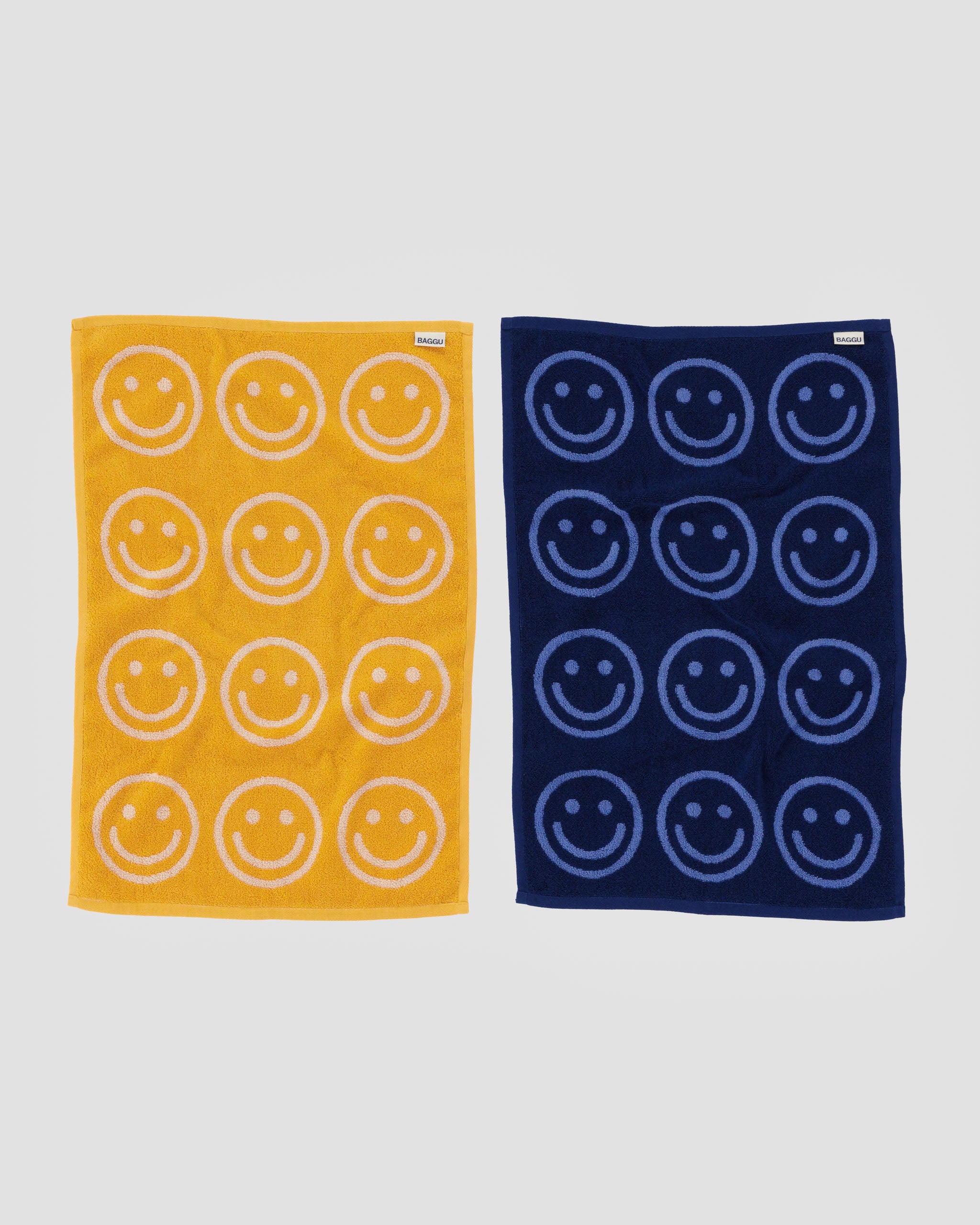 Baggu Hand Towel Set - Happy Blue Marigold