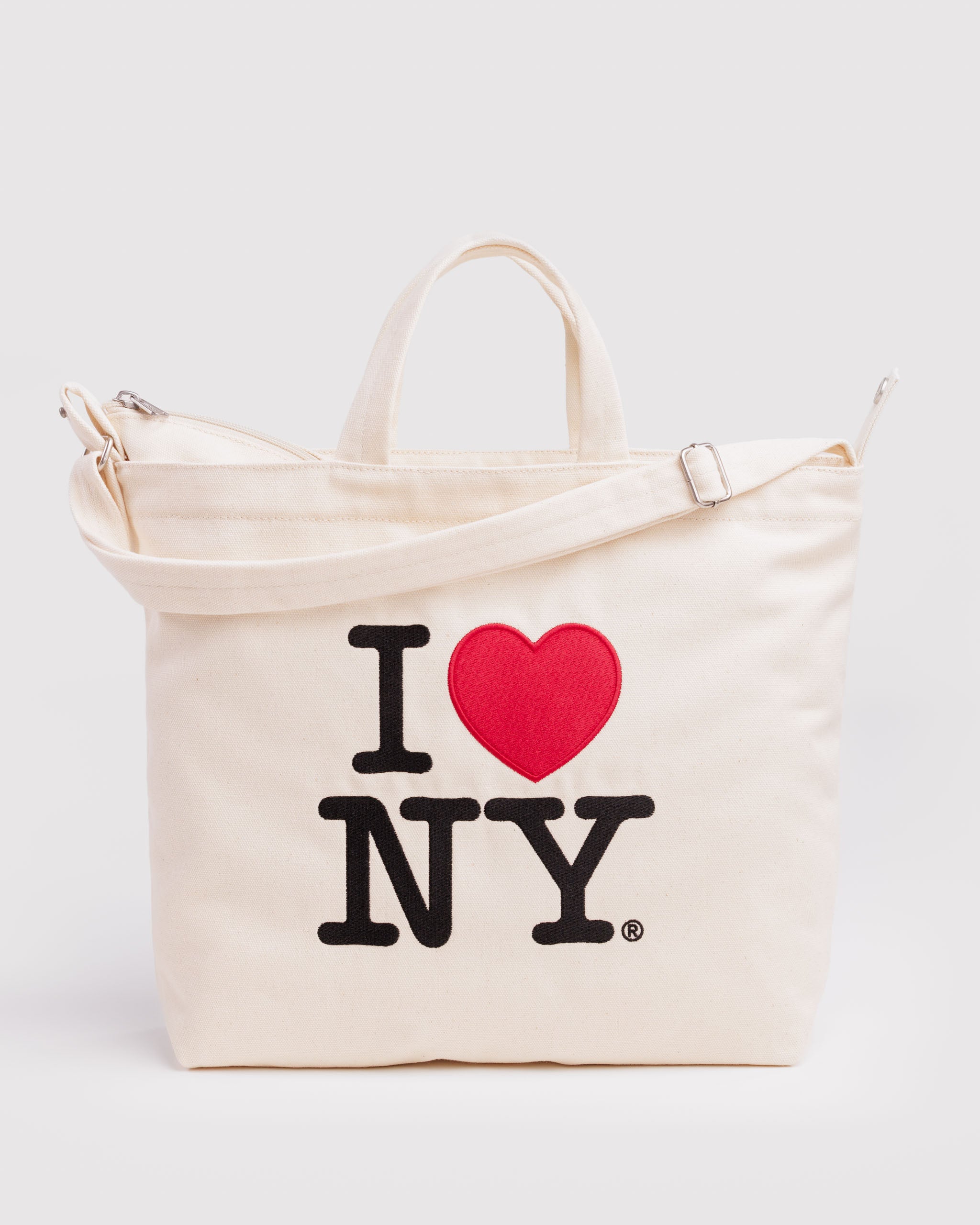 BAGGU Horizontal Zip Duck Bag - I Love NY