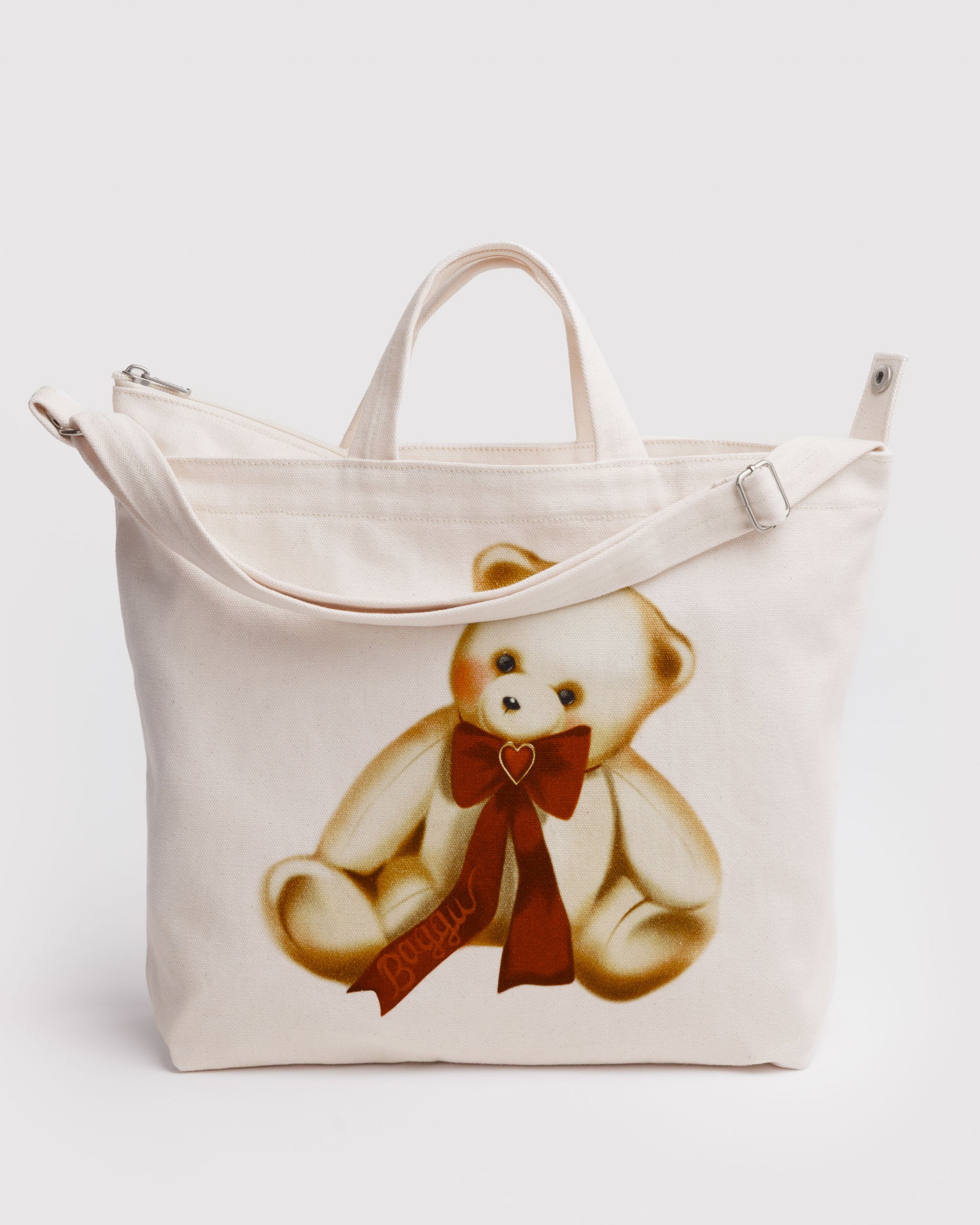 BAGGU Horizontal Zip Duck Bag - Teddy Bear