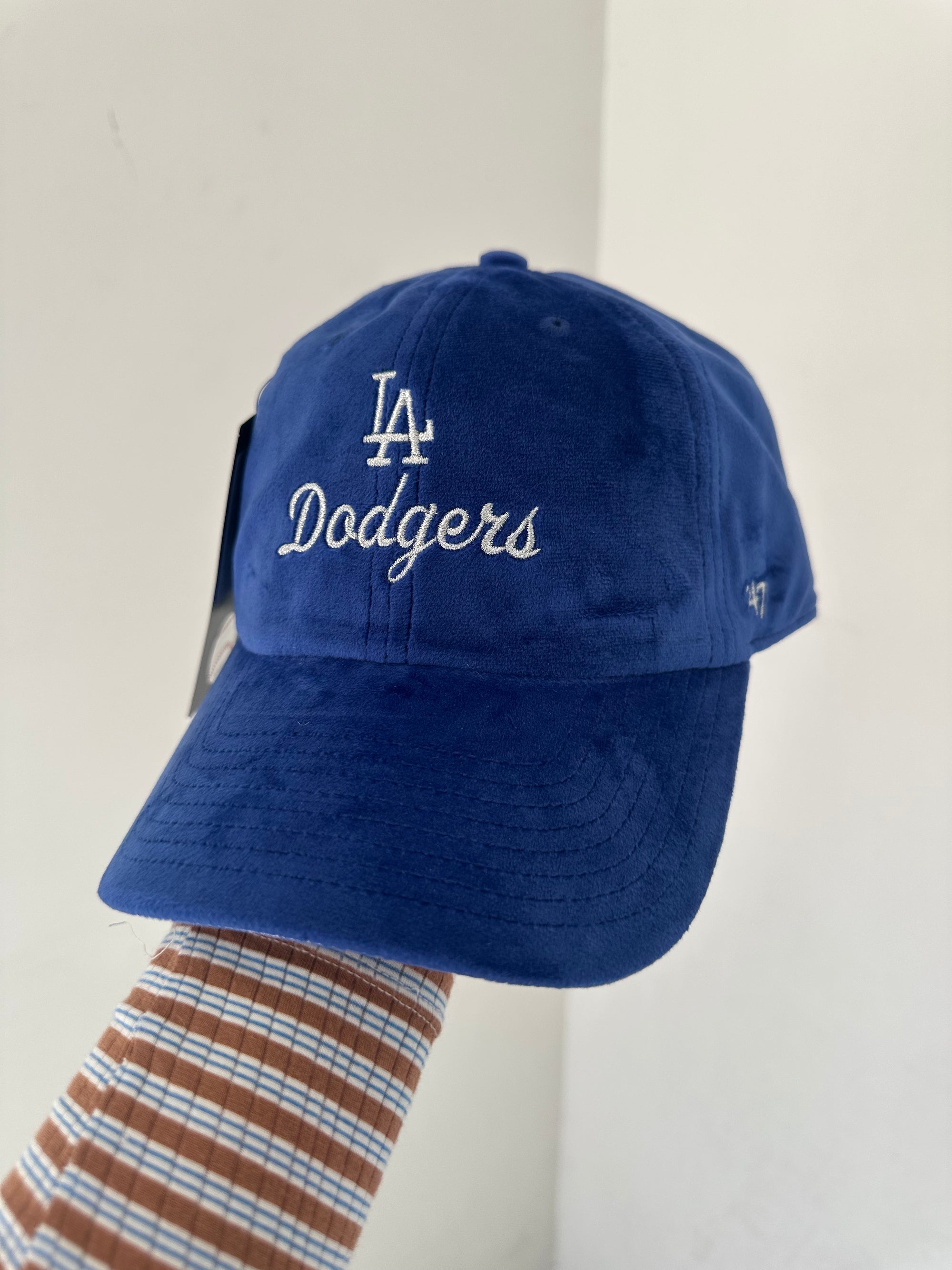 Los Angeles Dodgers Blue Velour Sparkle Hat