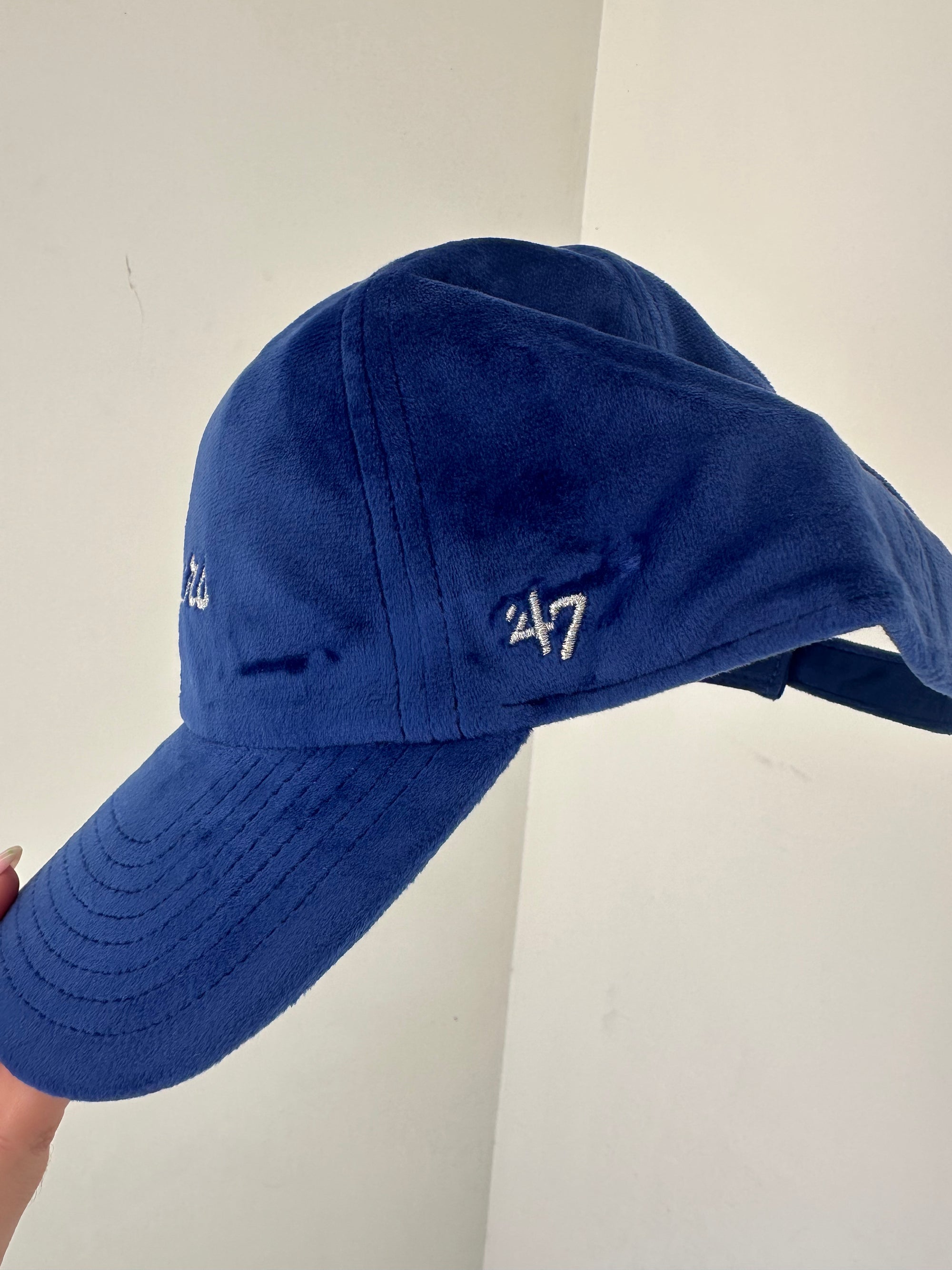 Los Angeles Dodgers Blue Velour Sparkle Hat