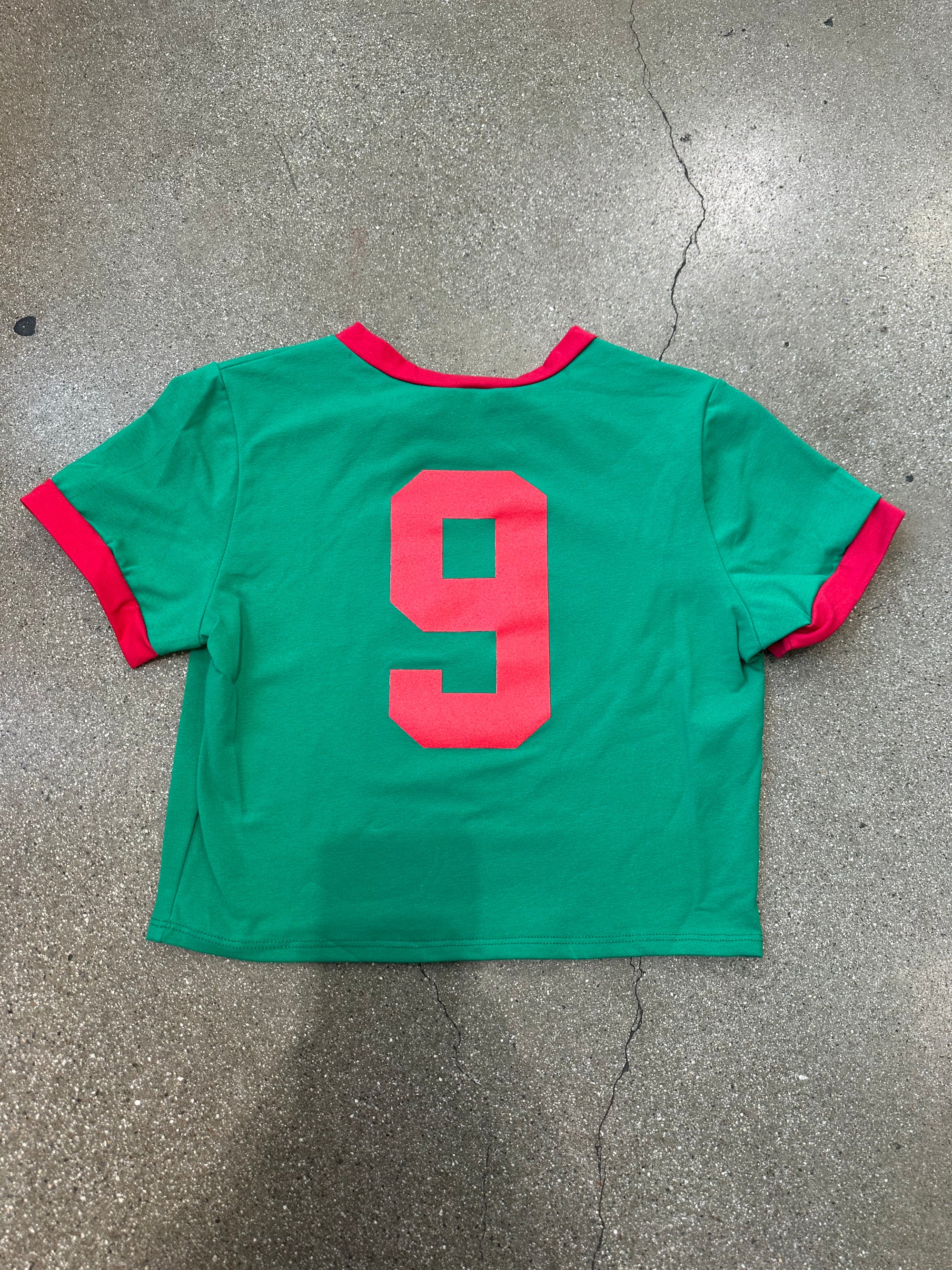 Mexico Baby Tee Green and Red