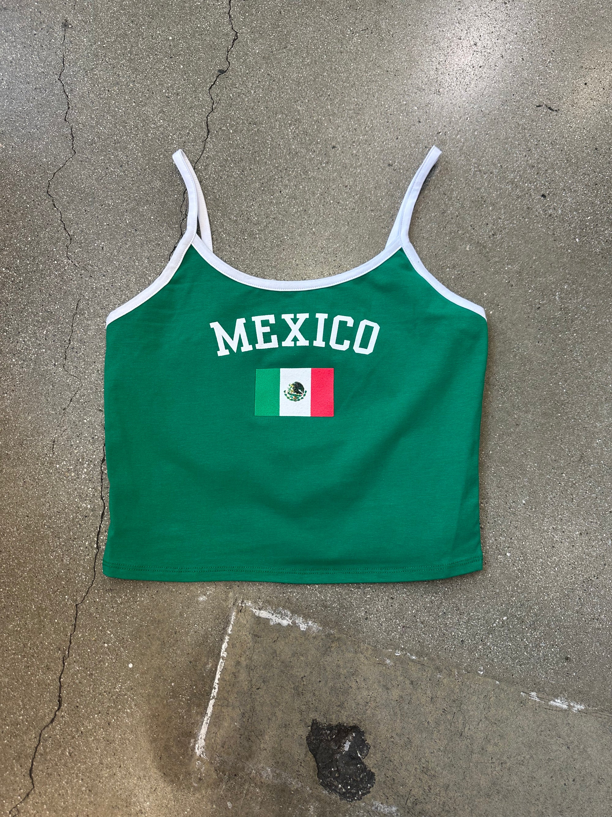 Mexico Mini Tank Green and White