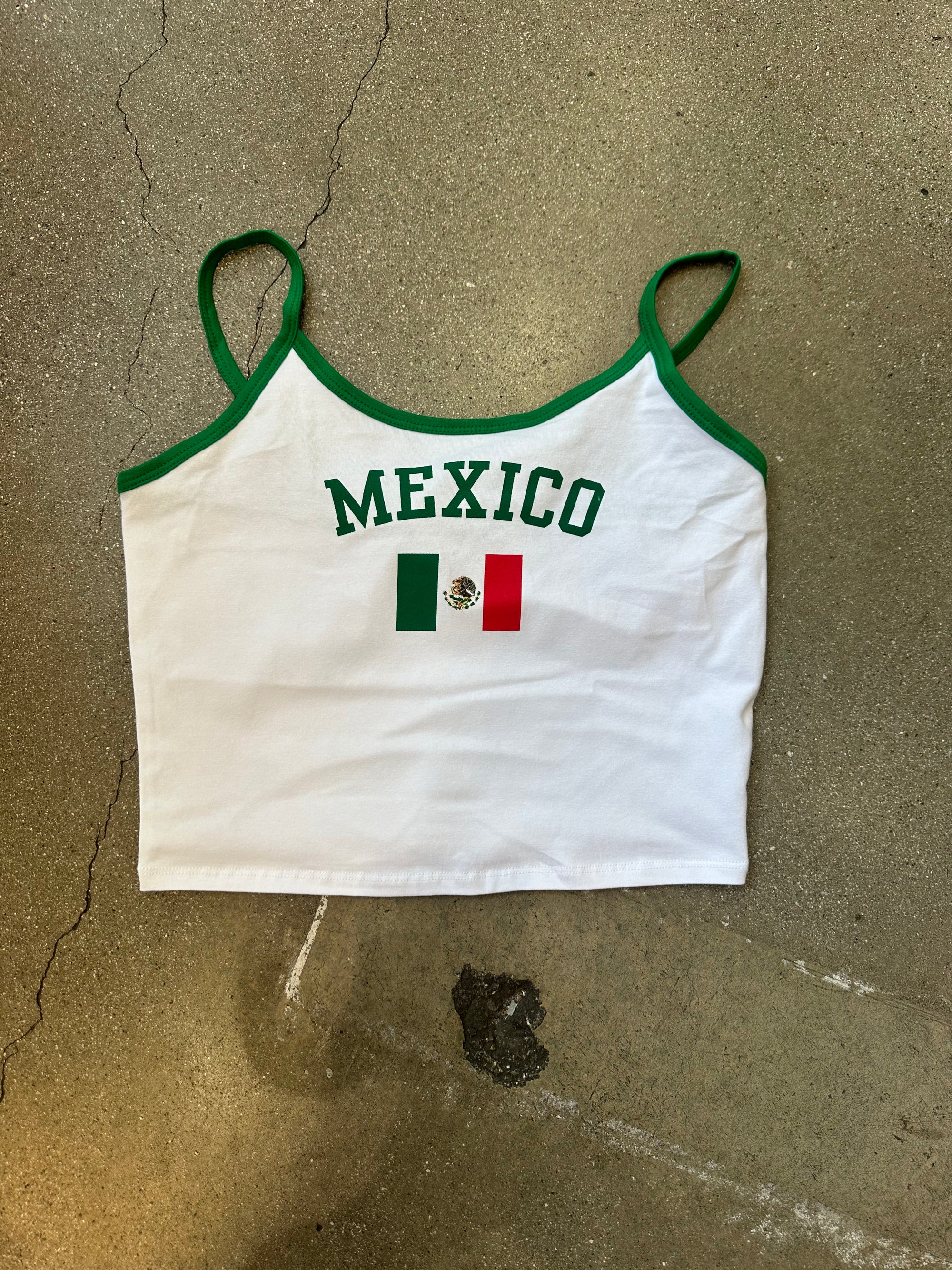 Mexico Mini Tank White and Green