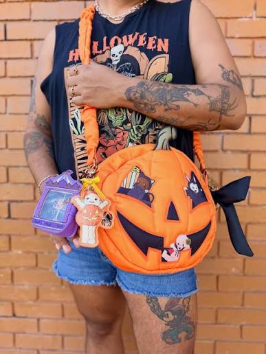 Kewpie Jack-O'-Lantern Crossbody Bag