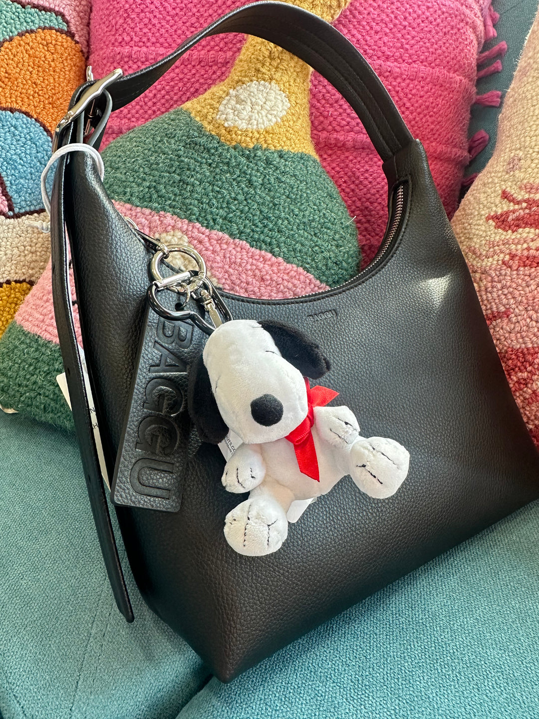 Peanuts Snoopy Red Bow Key Chain