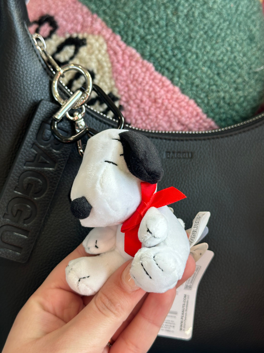 Peanuts Snoopy Red Bow Key Chain