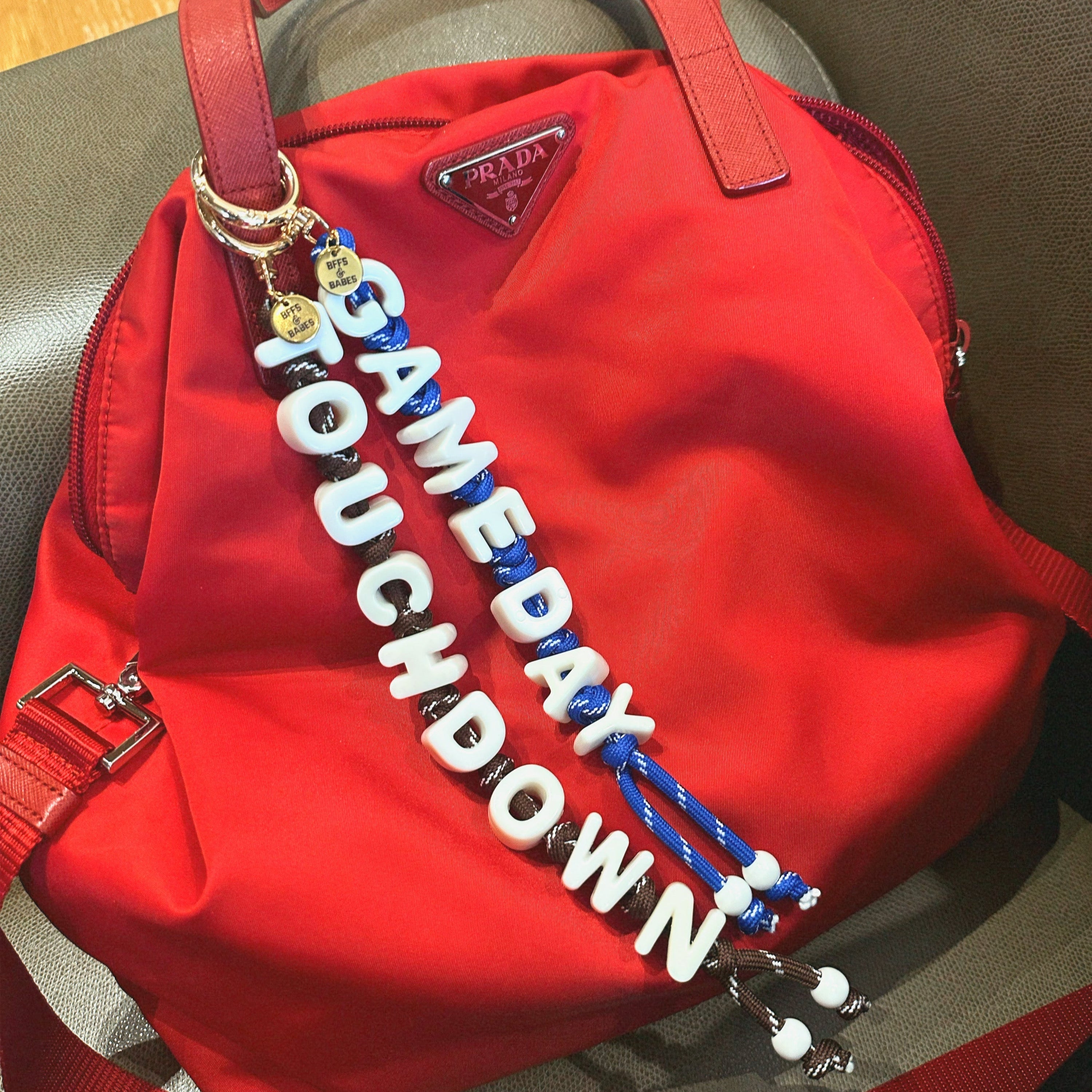 Game Day Bubble Bag Charm