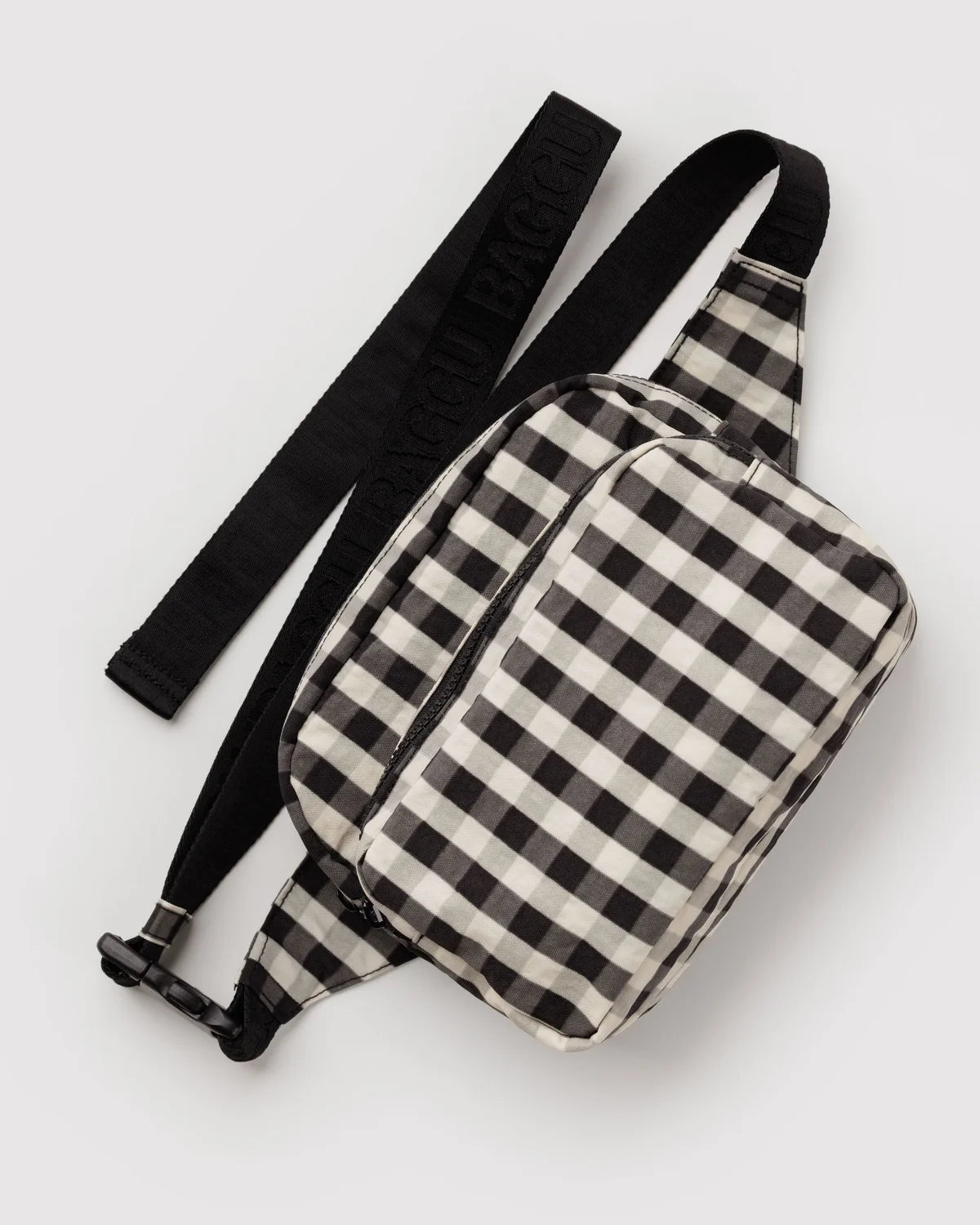 BAGGU Fanny Pack - Black & Cream Gingham