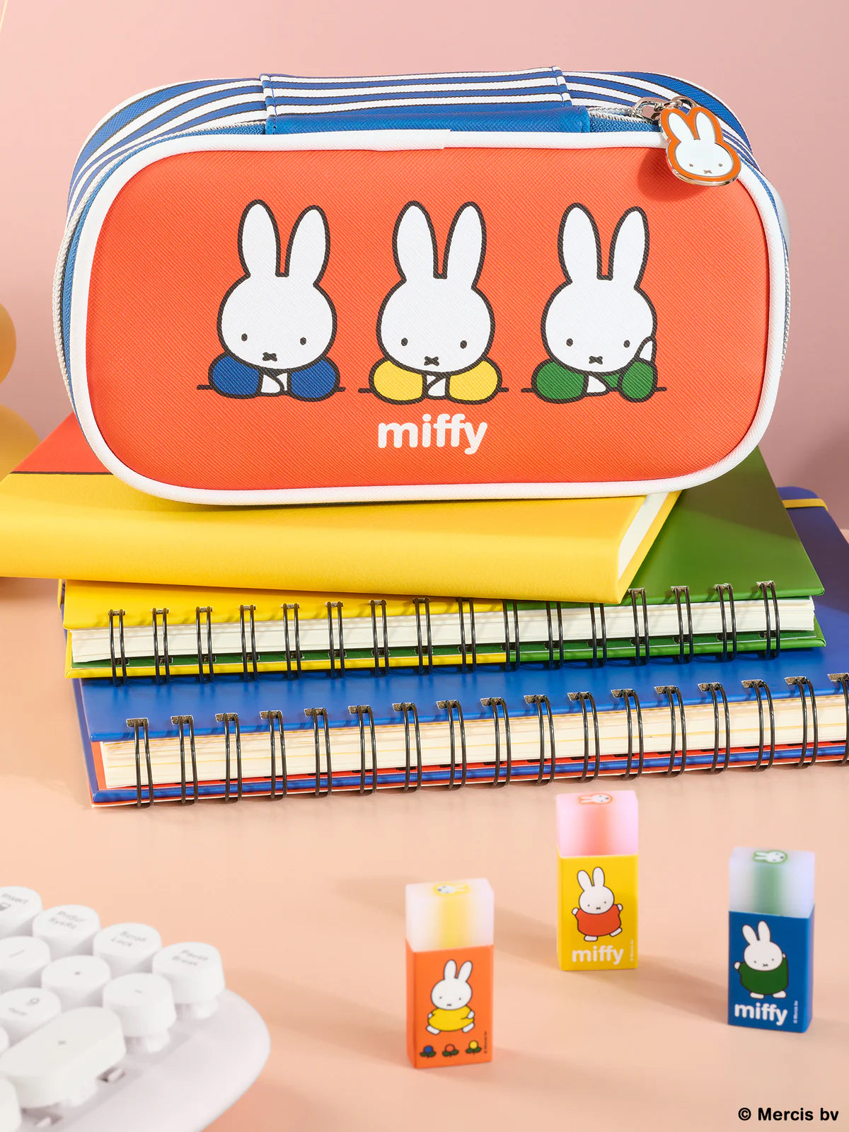 Classic Miffy Pencil Pouch with Charm