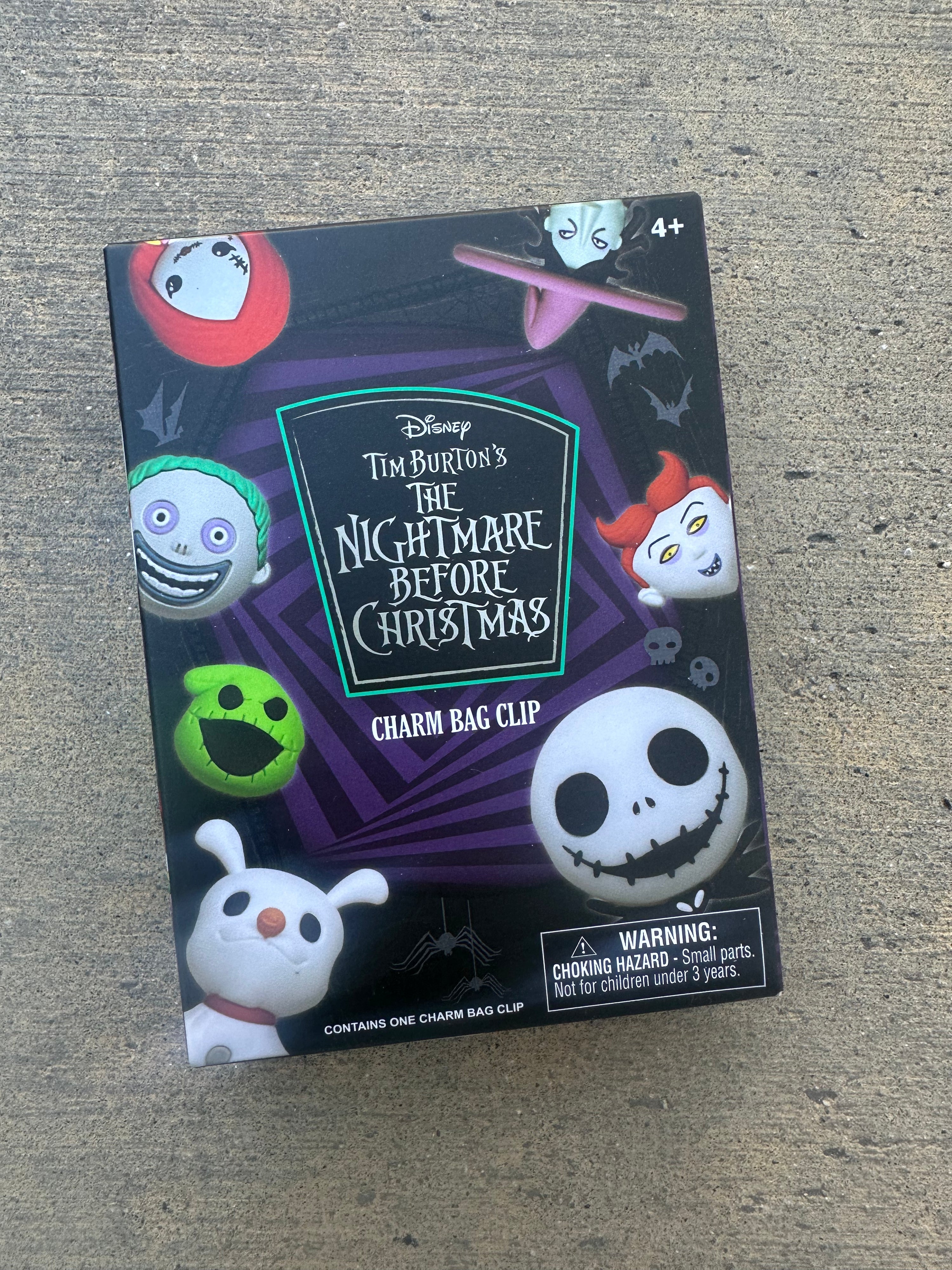 Nightmare Before Christmas Charm 3D Foam Bag Clip Blind Bag
