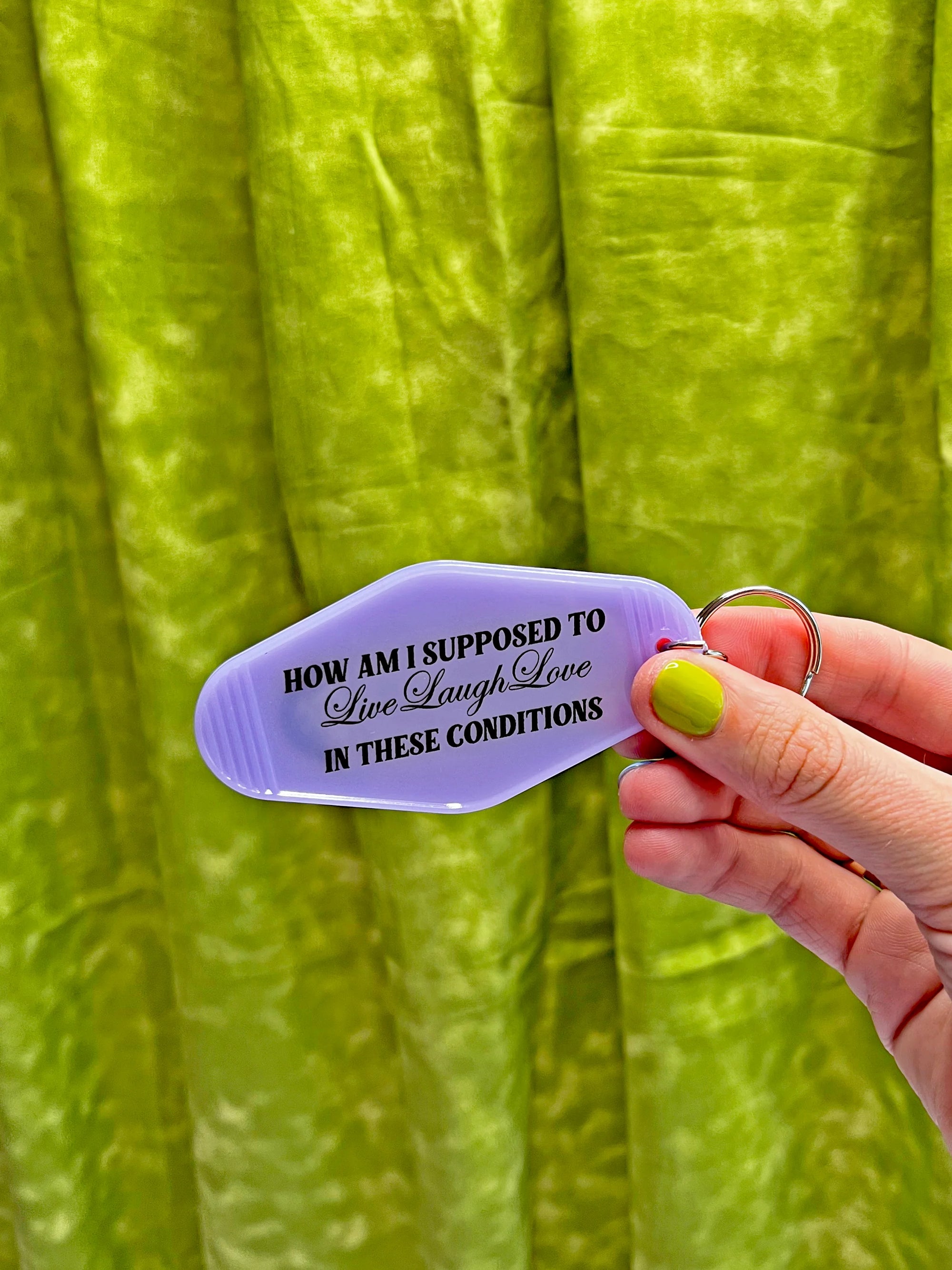 Live Laugh Love Keychain