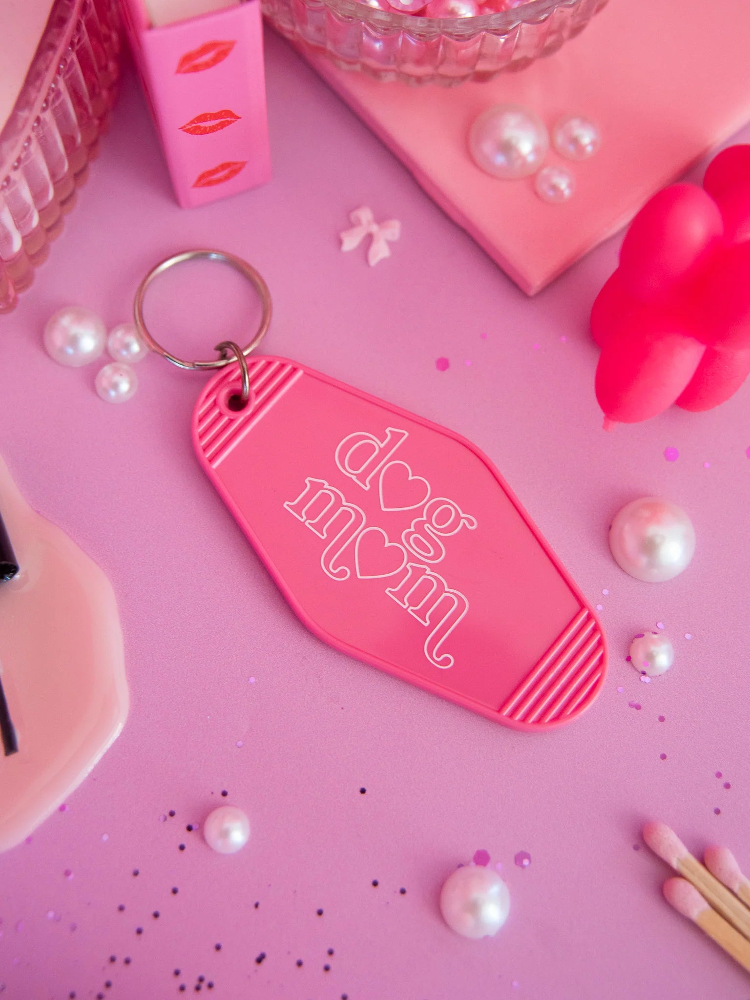 Dog Mom Keychain