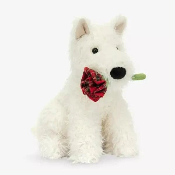 JellyCat Munro Scottie Dog 'Love You'