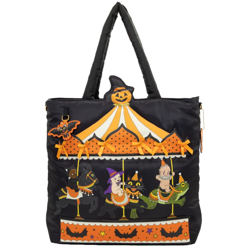 Kewpie Creepy Carousel Oversized Tote Bag