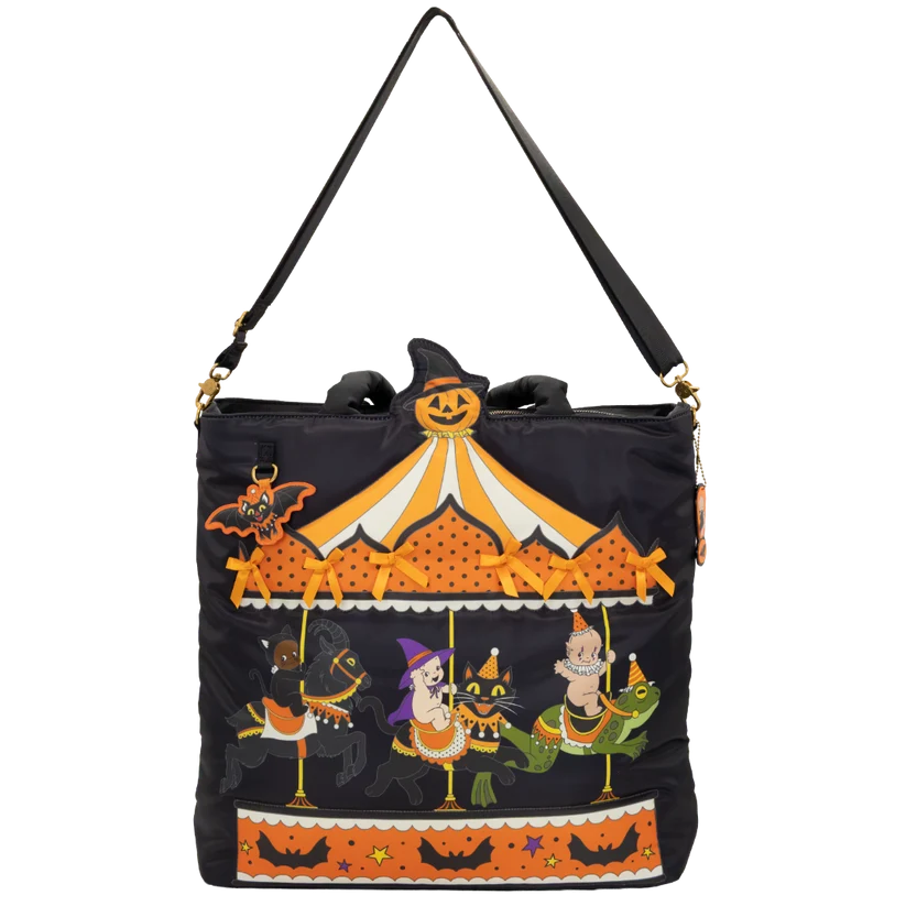 Kewpie Creepy Carousel Oversized Tote Bag