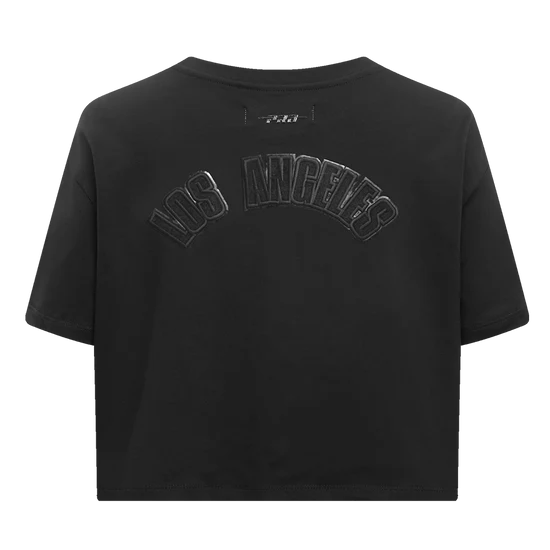 MLB LA Dodgers Triple Black Women's Boxy Tee