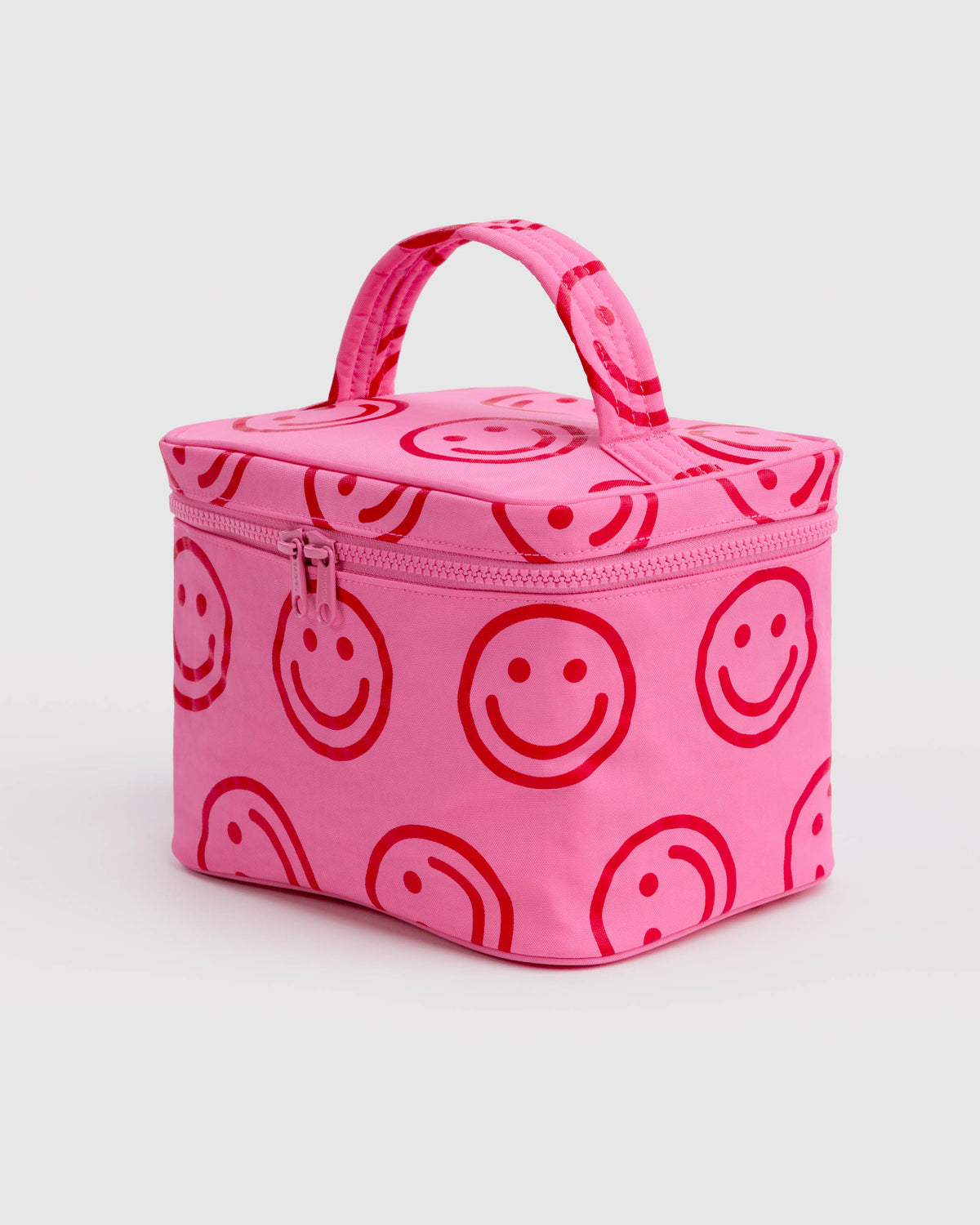 BAGGU Large Cosmetic Case - Azalea Pink Happy