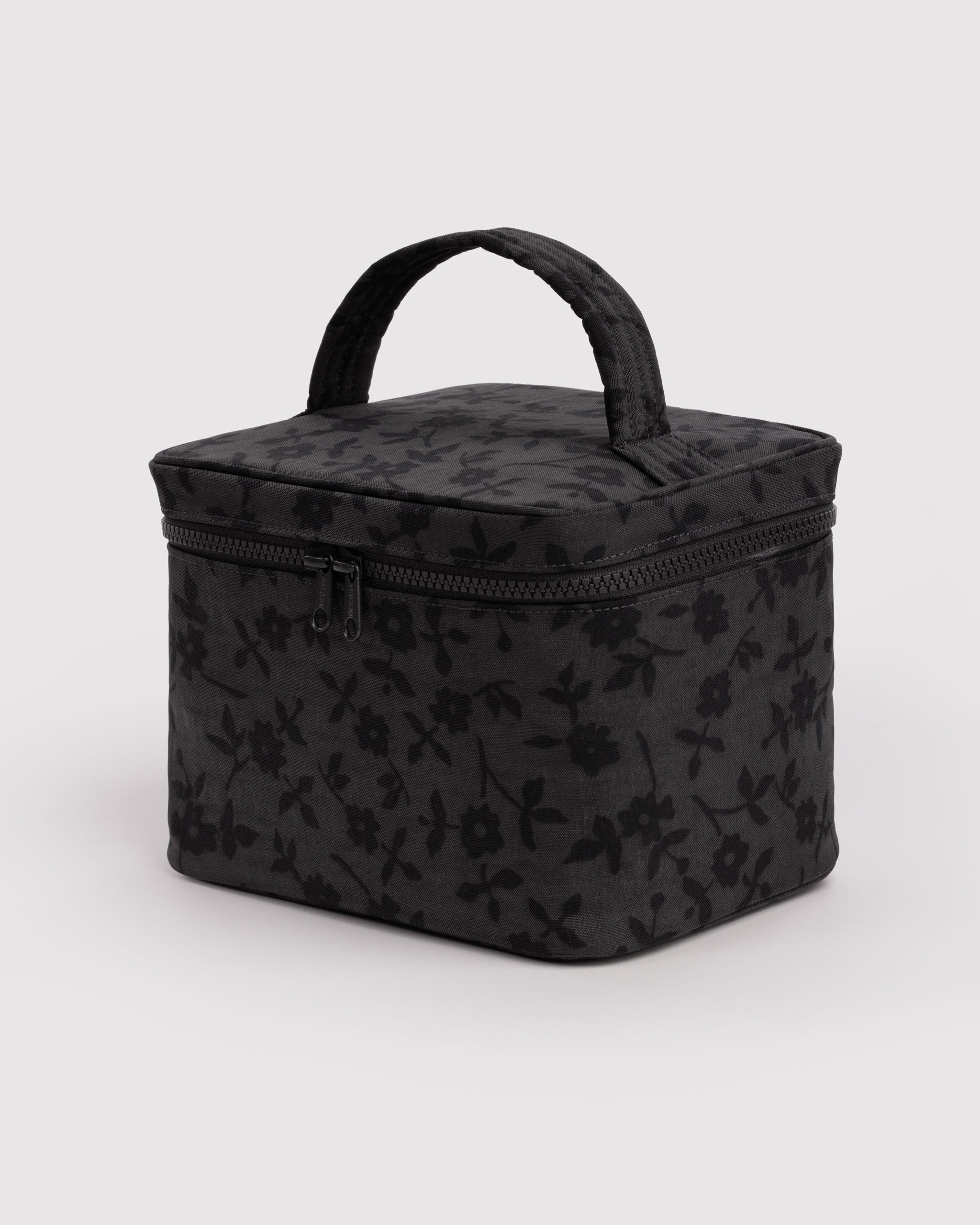 BAGGU Large Cosmetic Case - Charcoal Ditsy Floral