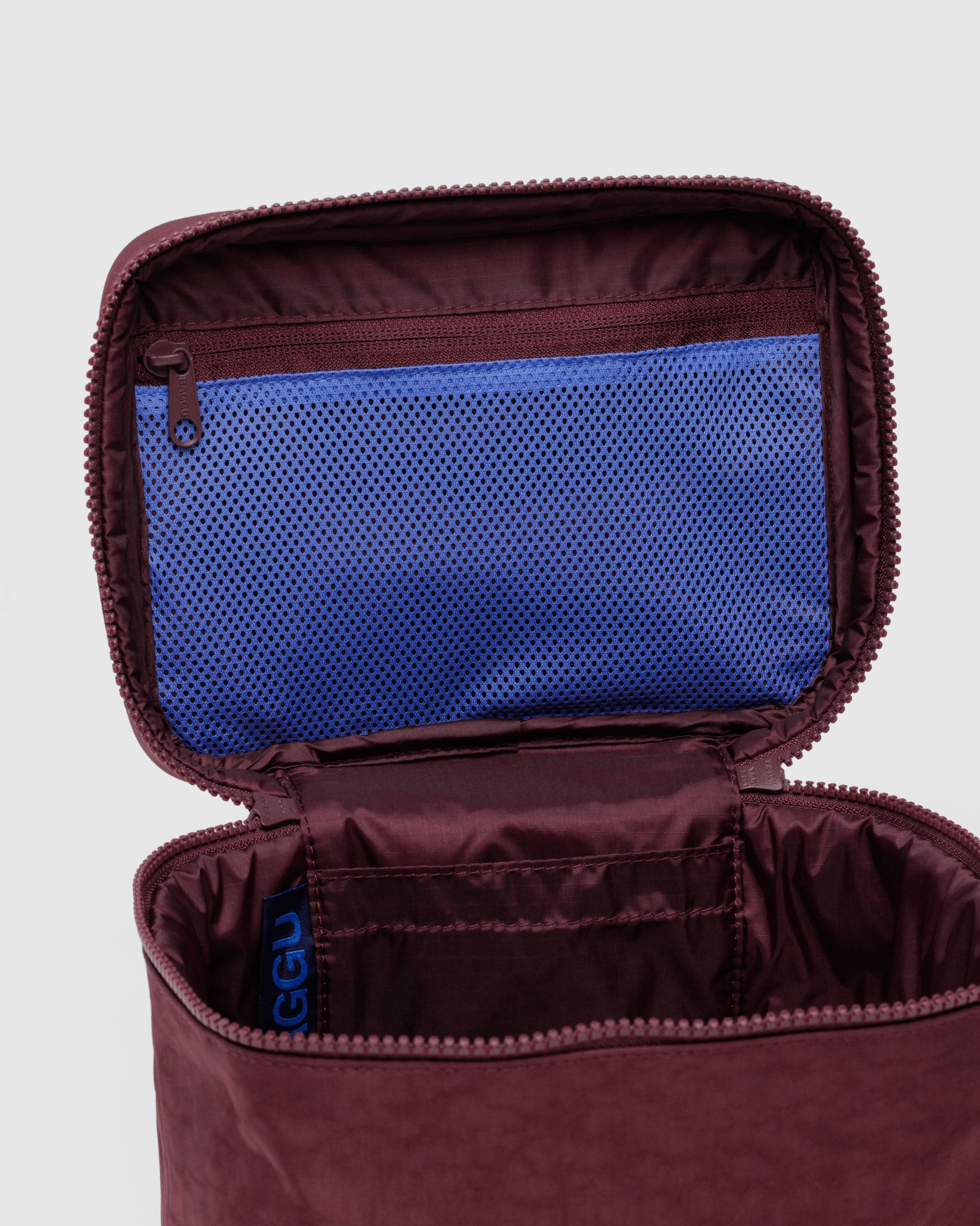 BAGGU Large Cosmetic Case - Mahogany