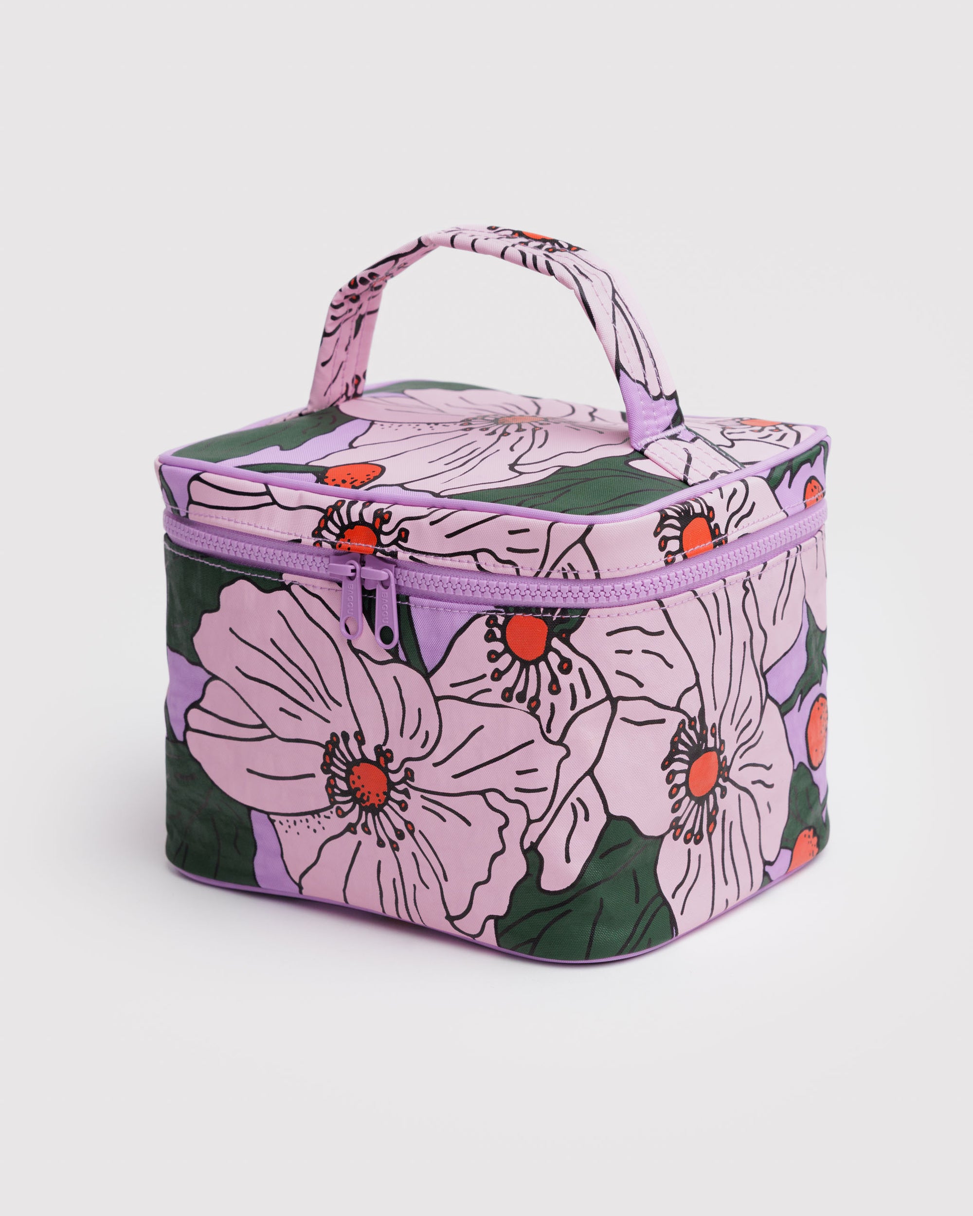 BAGGU Large Cosmetic Case - Pink Poppy
