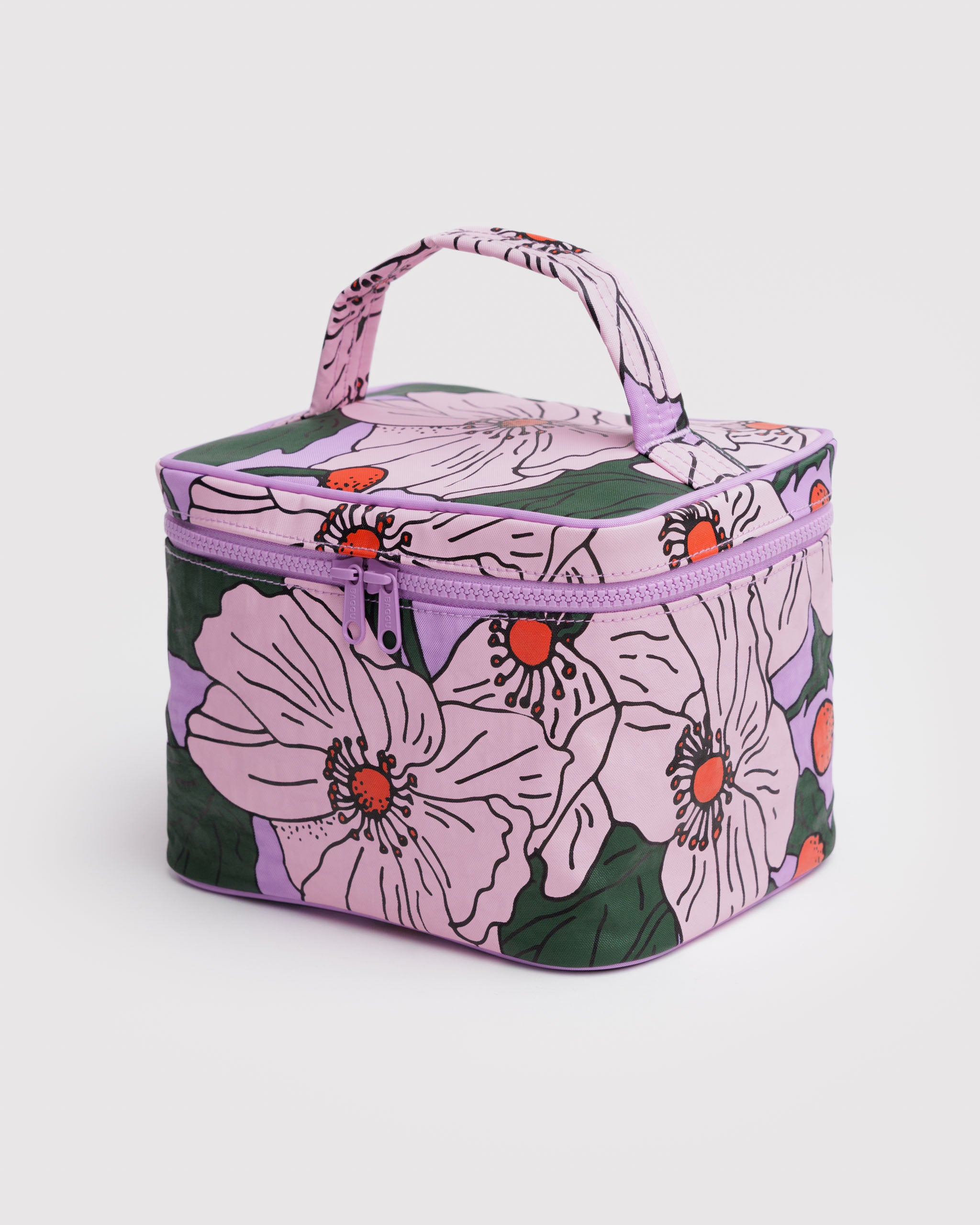 BAGGU Large Cosmetic Case - Pink Poppy